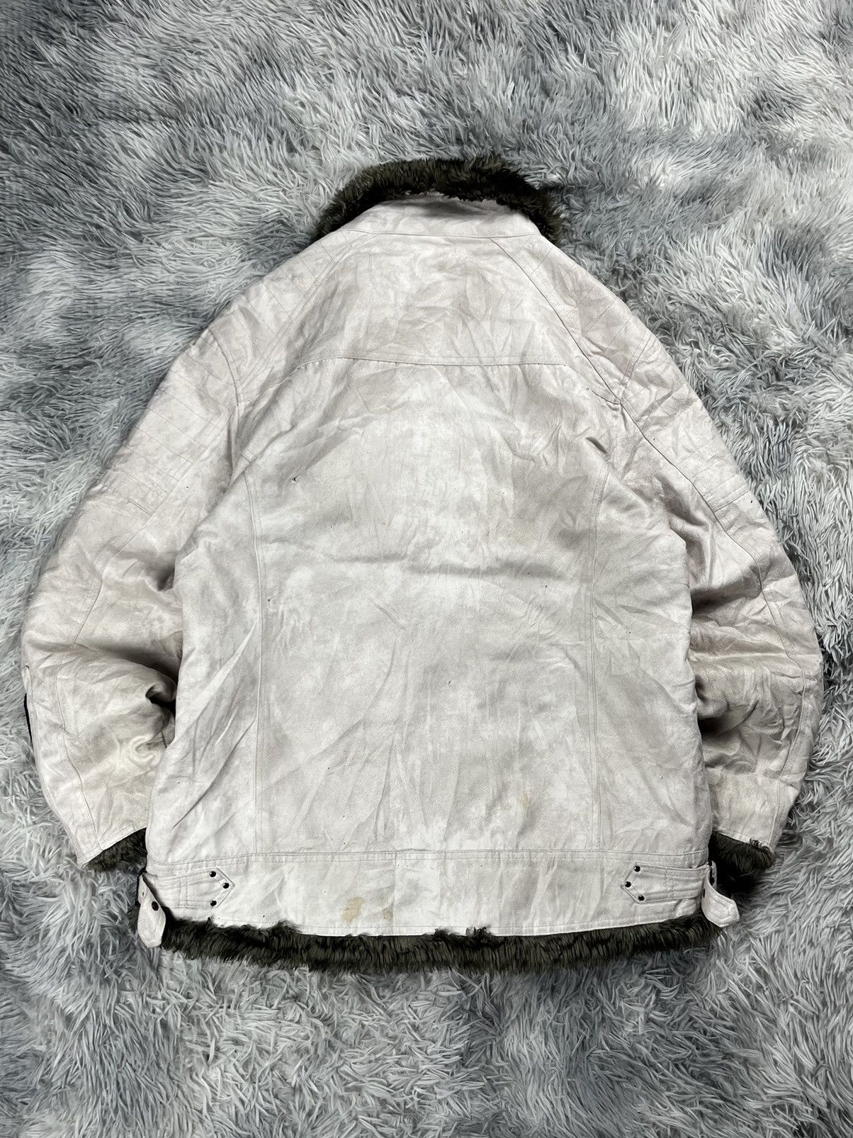 Vintage Vintage Y2K Sorridere Leather Jacket Size US L / EU 52-54 / 3 - 9 Thumbnail