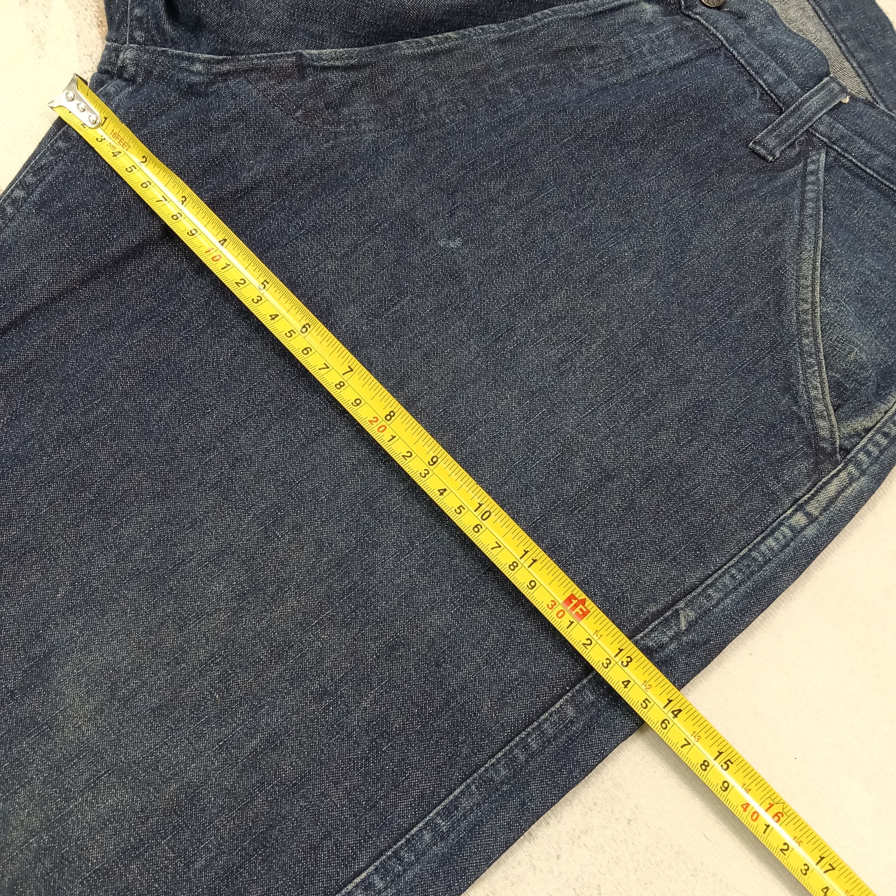 Evisu Evisu Yamane Japanese Daicock Short Denim Jeans C265N16 Size US 33 - 8 Thumbnail