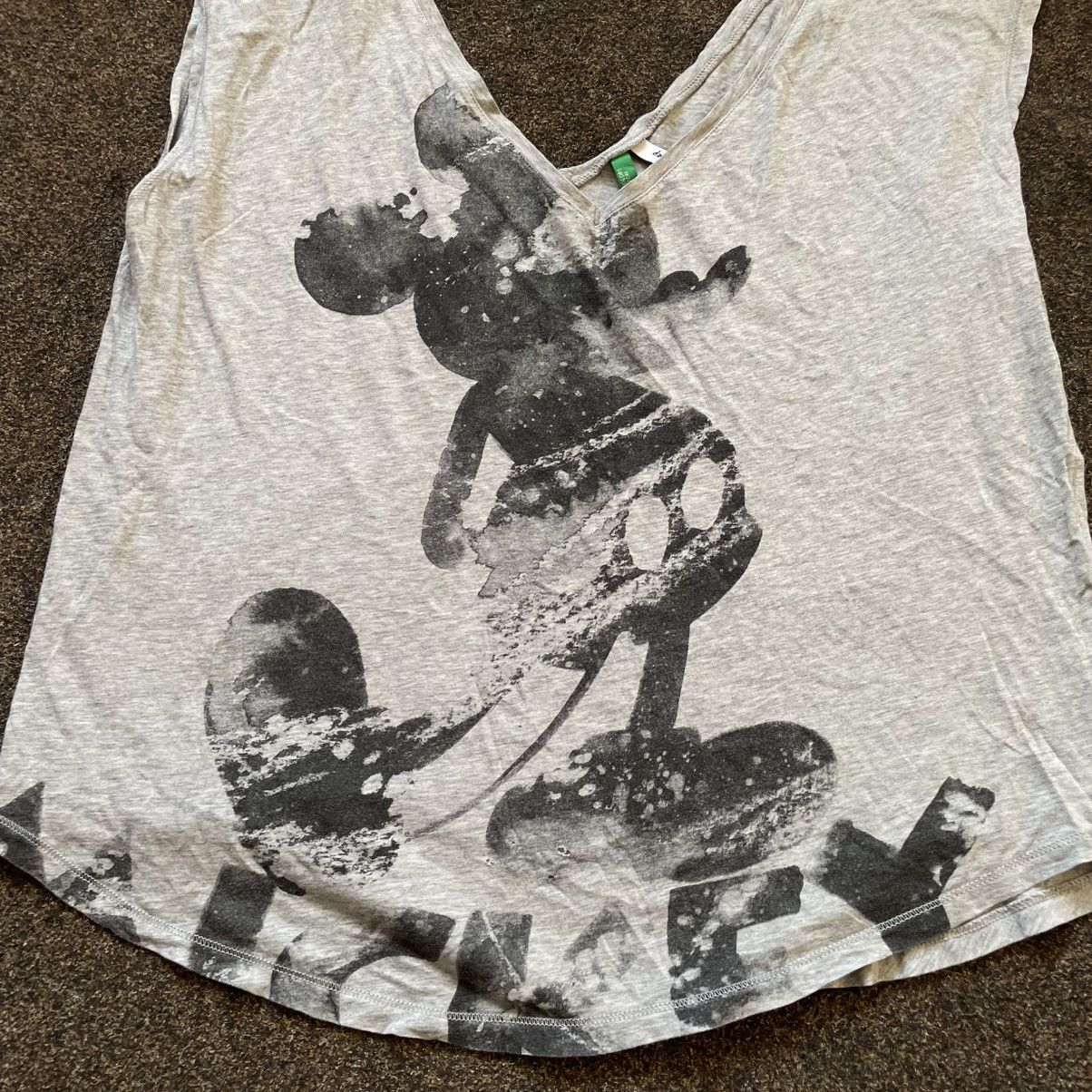 Vintage Vintage Y2K Sun Faded Mickey Mouse Graphic Tee Streetwear L Size US L / EU 52-54 / 3 - 3 Thumbnail