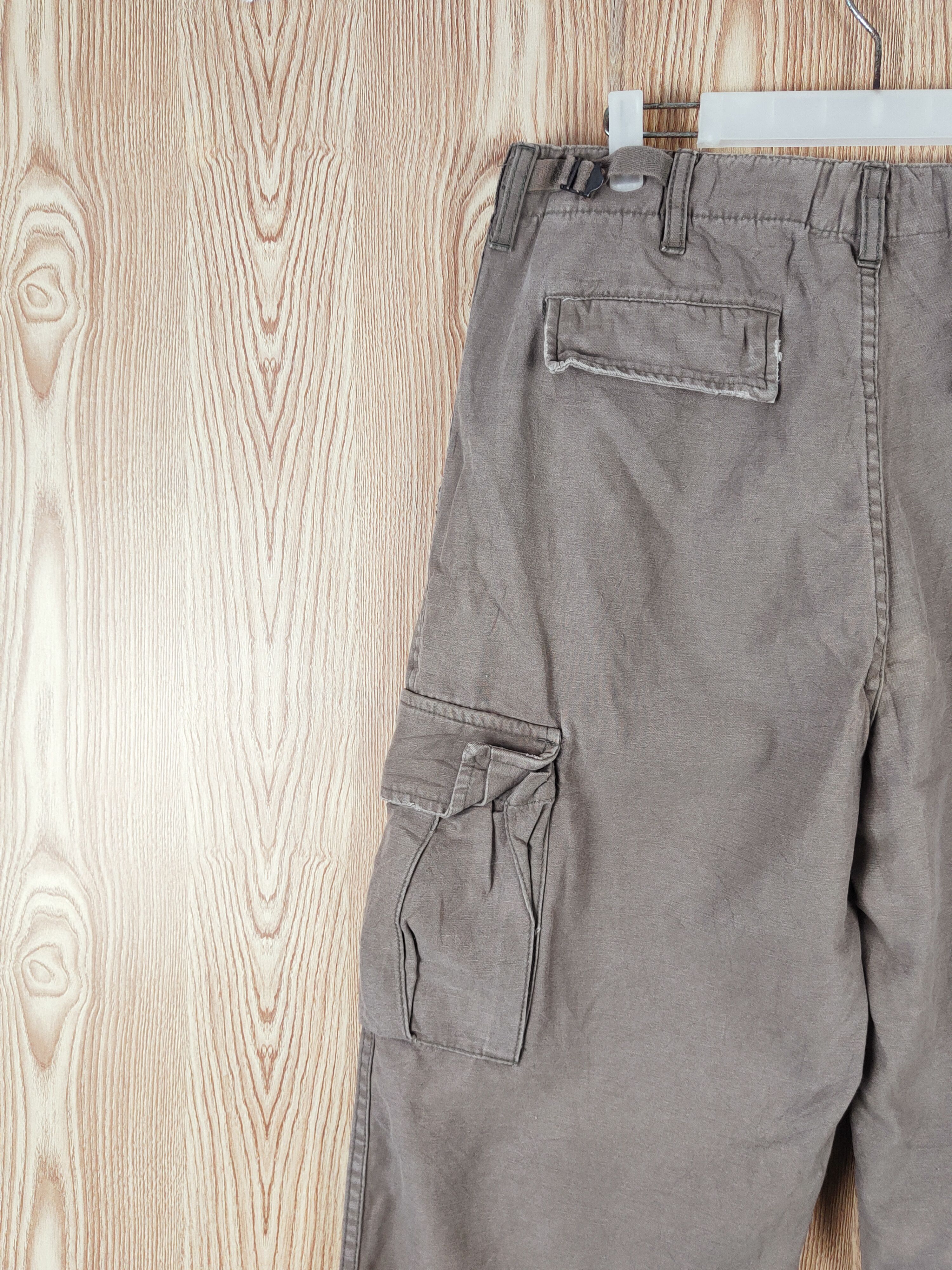 Japanese Brand Baycrest Dark Brown Faded Multipocket Cargo Pants #W323 Size US 34 / EU 50 - 8 Thumbnail