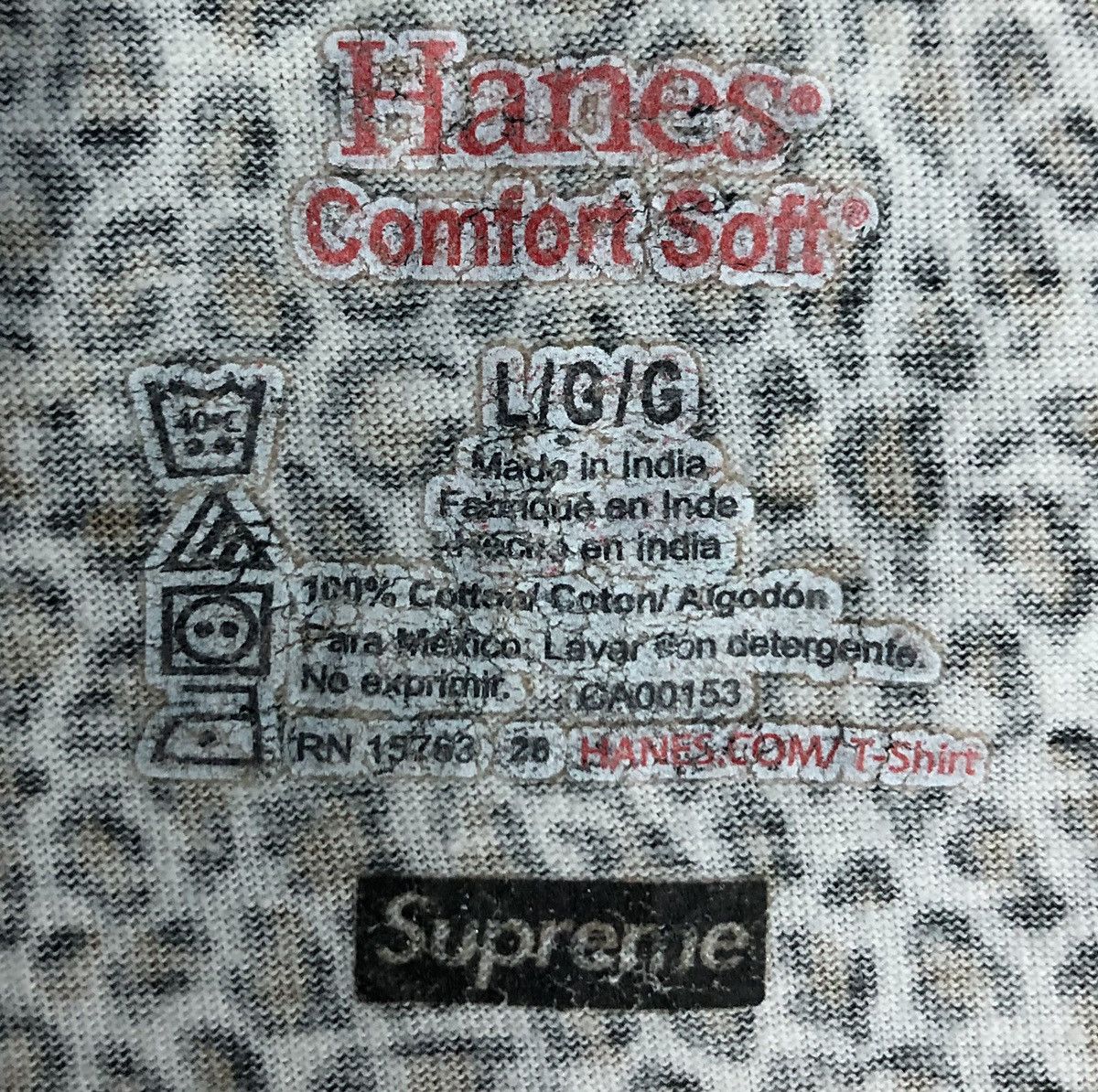 Hanes Hanes Comfort Soft Supreme Leopard Pattern T-Shirt Size US L / EU 52-54 / 3 - 7 Thumbnail