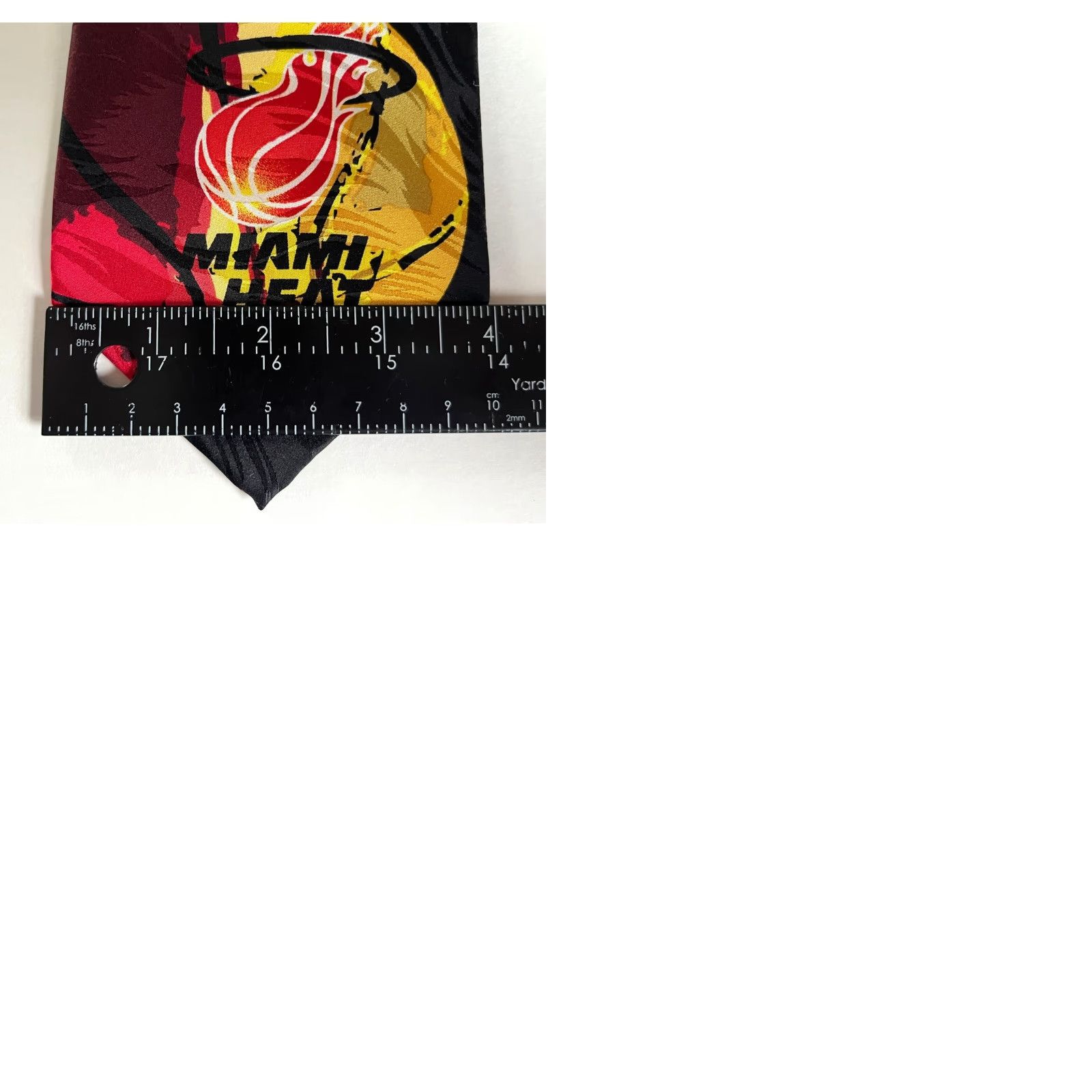 NBA VINTAGE NWT Miami Heat Silk Tie RM Sport Ralph Marlin Made in USA Size ONE SIZE - 9 Thumbnail