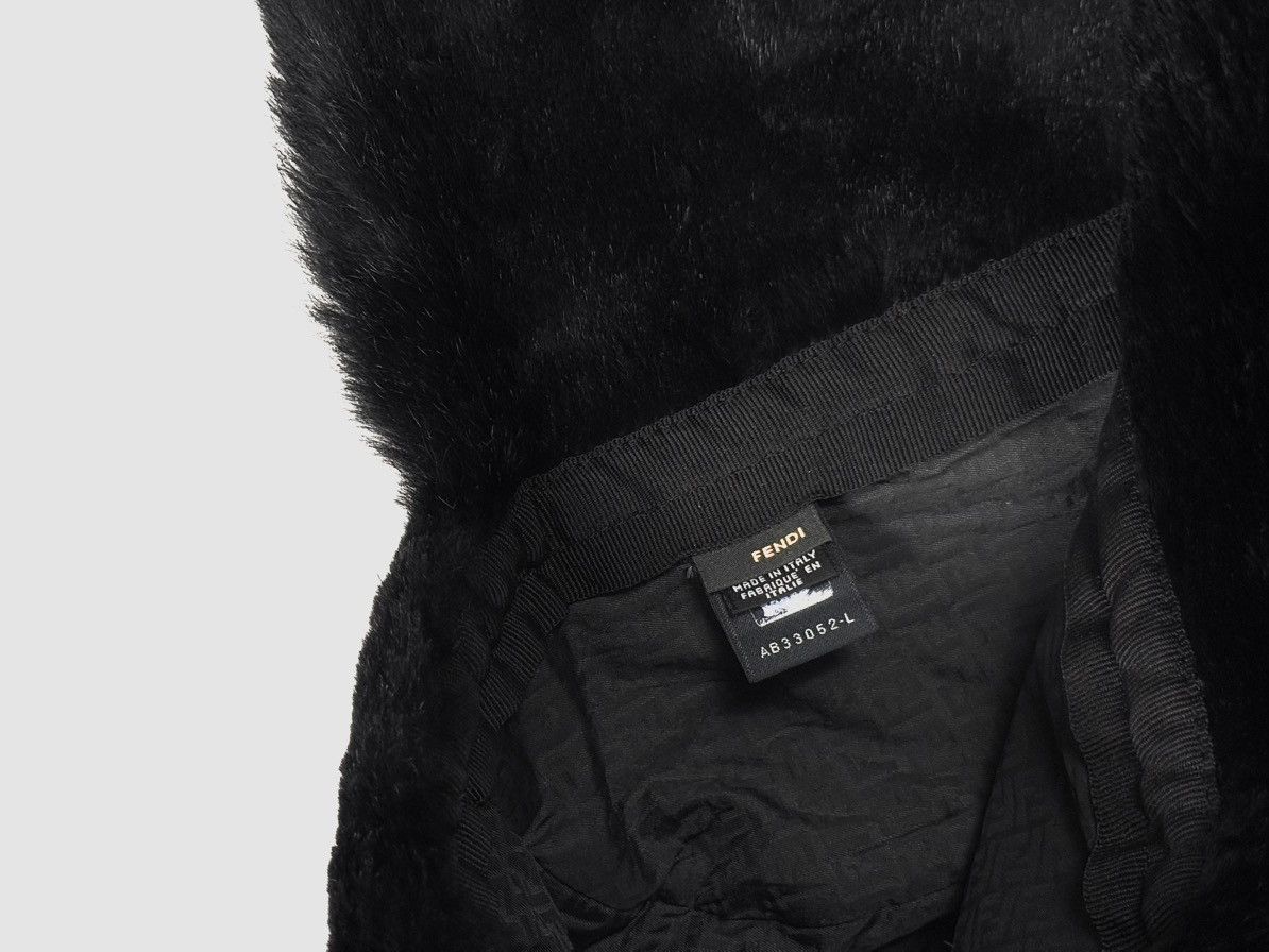 Fendi Fendi Fur FF Monogram Nylon Chapka Hat Size ONE SIZE - 15 Thumbnail