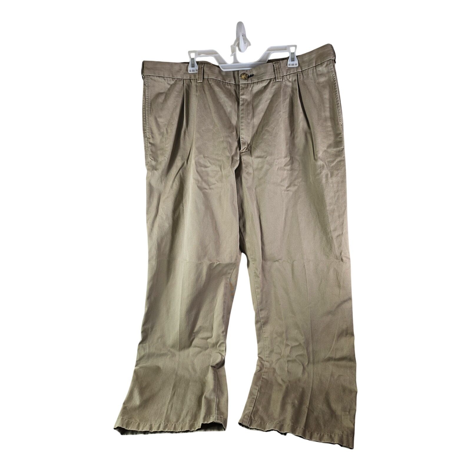 Duluth Trading Company Duluth Trading Co Men's Tan Khaki Pleated Pants Size 44x32 Size US 44 / EU 60 - 1 Thumbnail