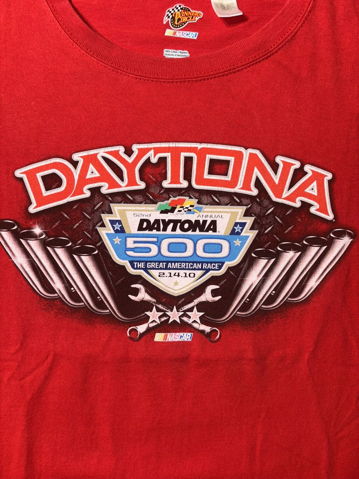 NASCAR Vtg NASCAR Daytona 500 Great American Race Racing Y2K Tshirt Size US L / EU 52-54 / 3 - 3 Thumbnail