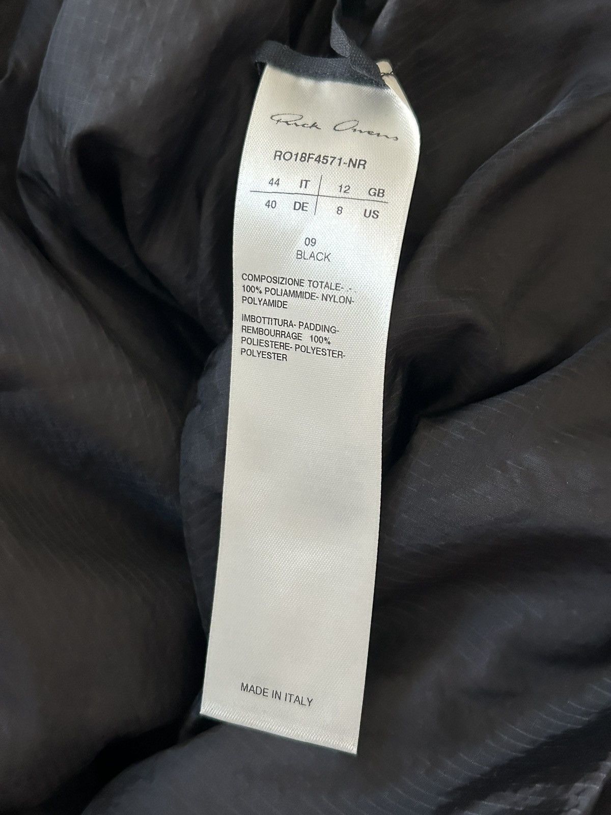 Rick Owens Sisyphus FW18 Padded Nylon Bodybag Tank Size US M / EU 48-50 / 2 - 6 Thumbnail