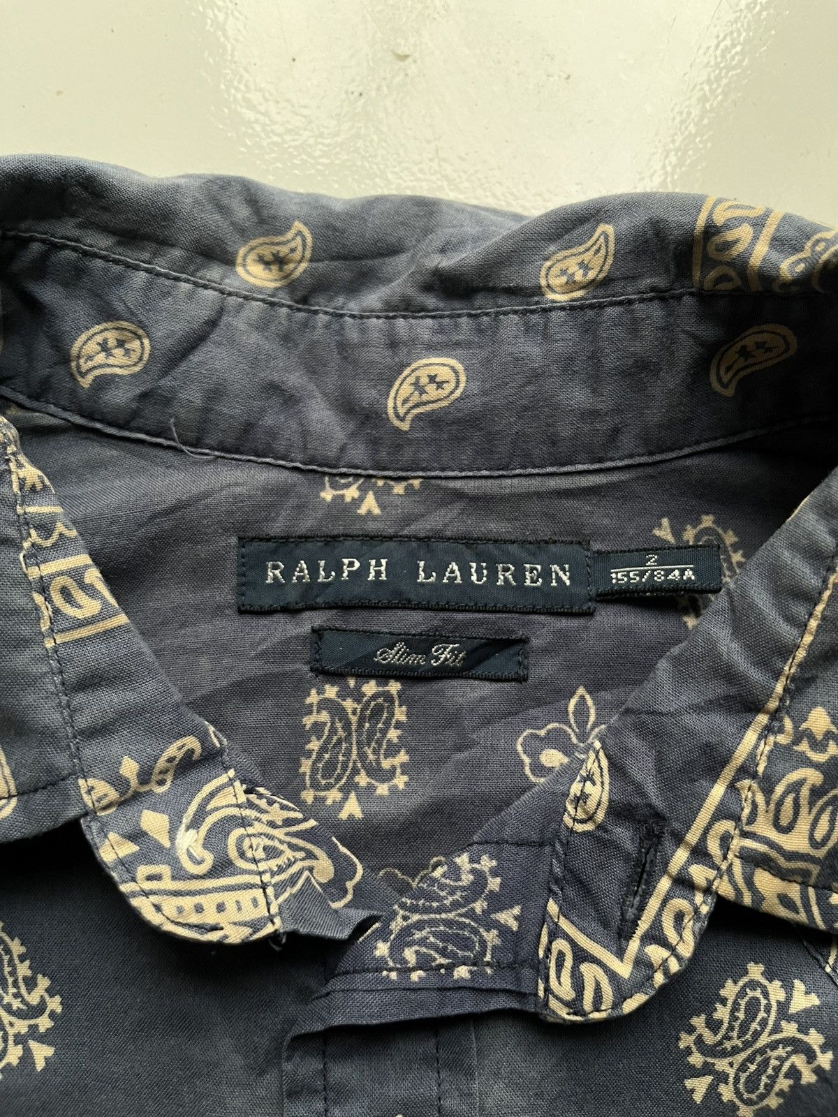 RRL Ralph Lauren Vintage ralph lauren paisley stone button shirt Size US M / EU 48-50 / 2 - 6 Thumbnail