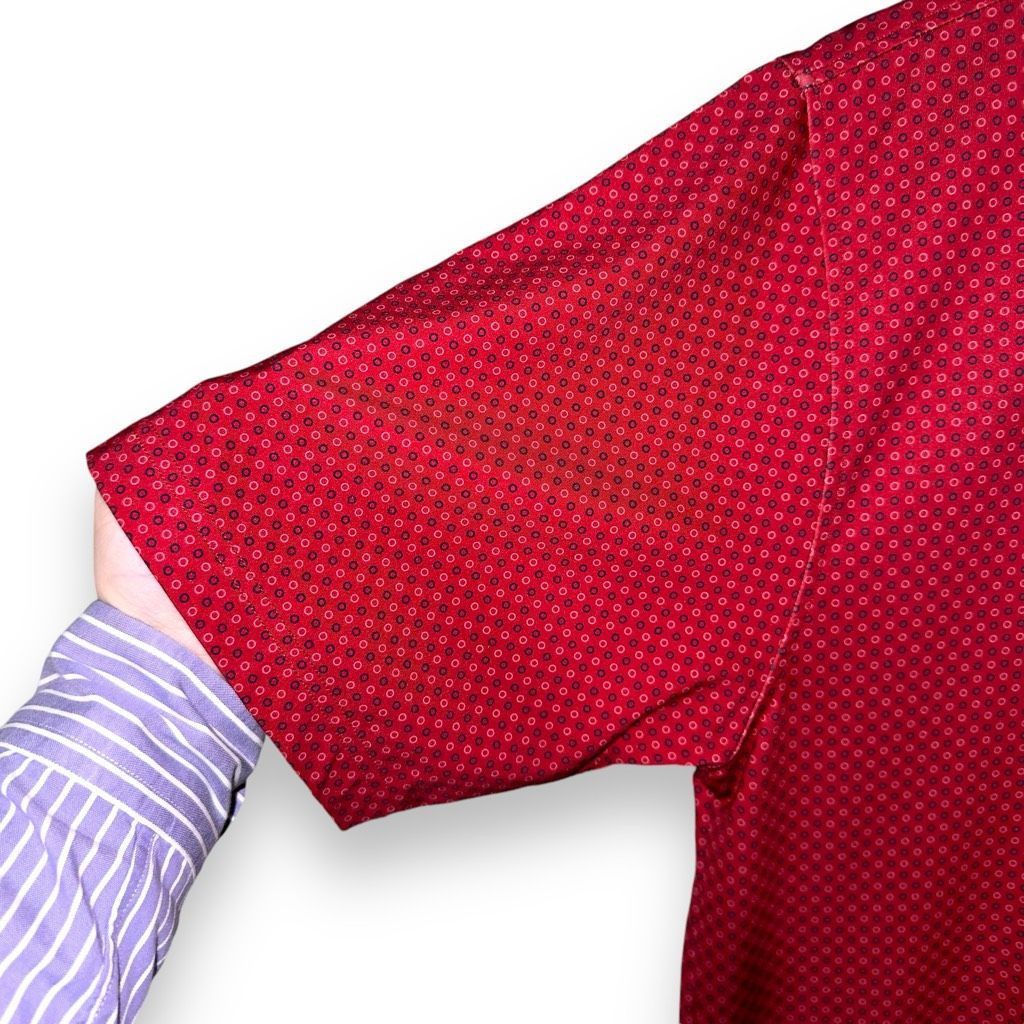 Peter Millar Turtleson Red Micro Dot Performance Golf Polo Shirt Size M Size US M / EU 48-50 / 2 - 4 Thumbnail