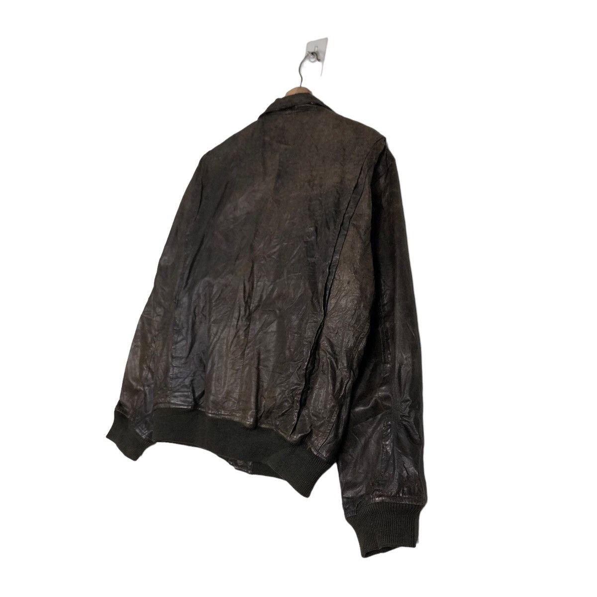 Japanese Brand 🔥Vintage Fly Leather Jacket JC Havard Japan Issey Miyake Size US L / EU 52-54 / 3 - 10 Thumbnail