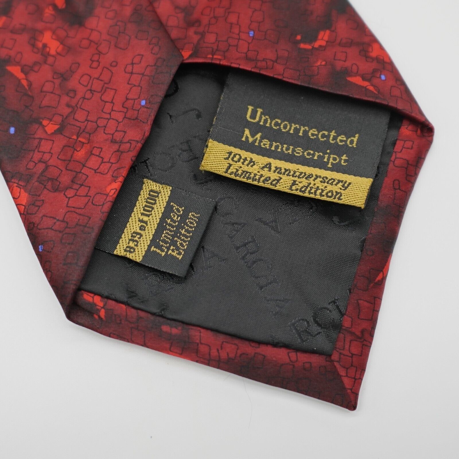 Designer J. Garcia Limited Edition Uncorrected Manuscript Red Print W Size ONE SIZE - 3 Thumbnail