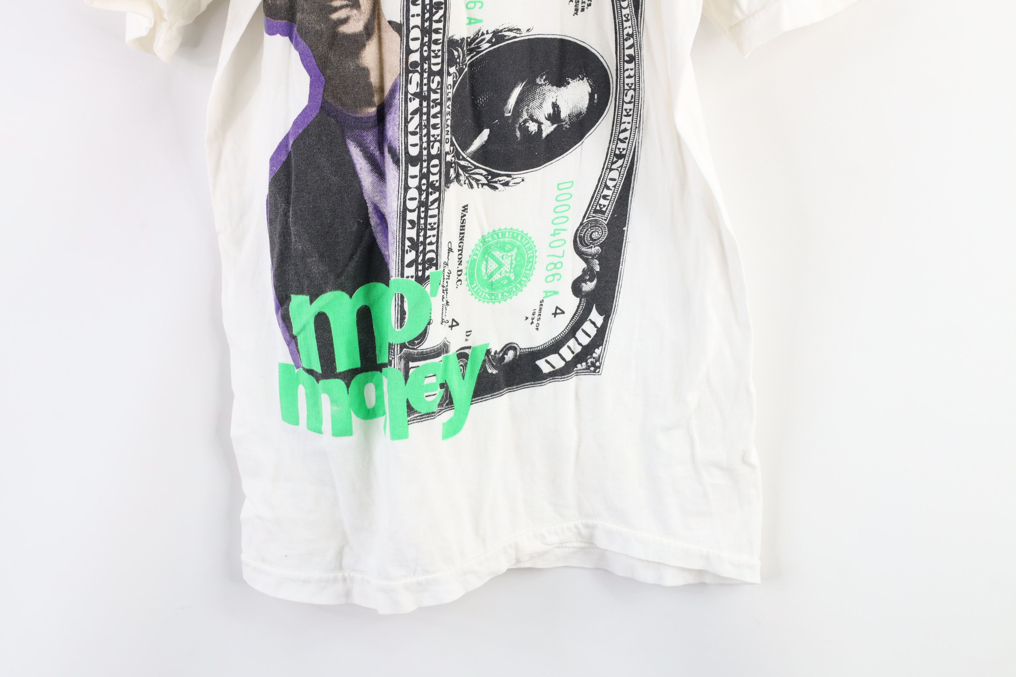 Vintage Vintage 90s Damon Wayans Mo Money Movie T-Shirt White USA Size US S / EU 44-46 / 1 - 3 Thumbnail