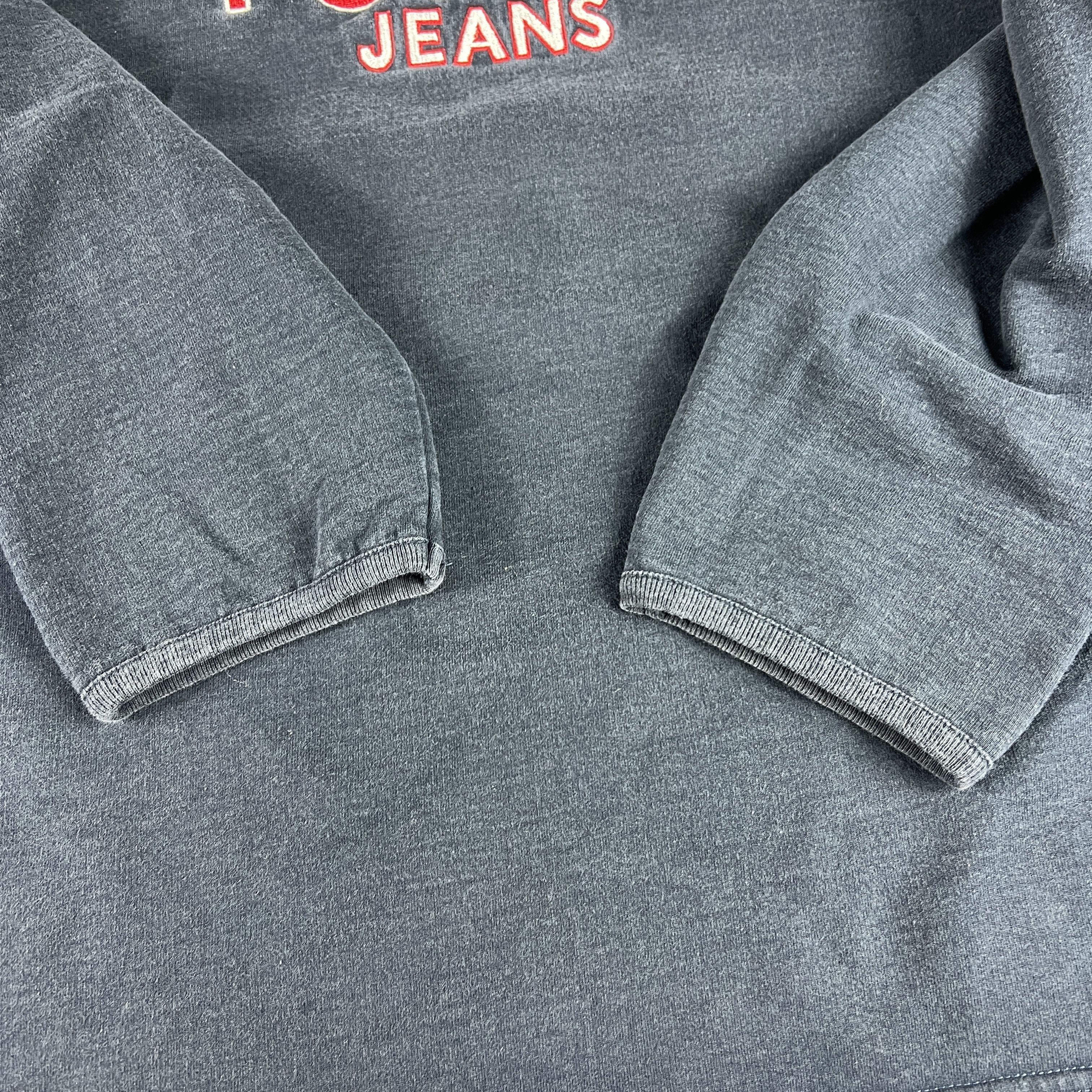 Tommy Hilfiger × Tommy Jeans × Vintage Y2K Tommy Jeans Sweatshirt Blue & Grey Faded Logo Crewneck Size US XXL / EU 58 / 5 - 6 Thumbnail