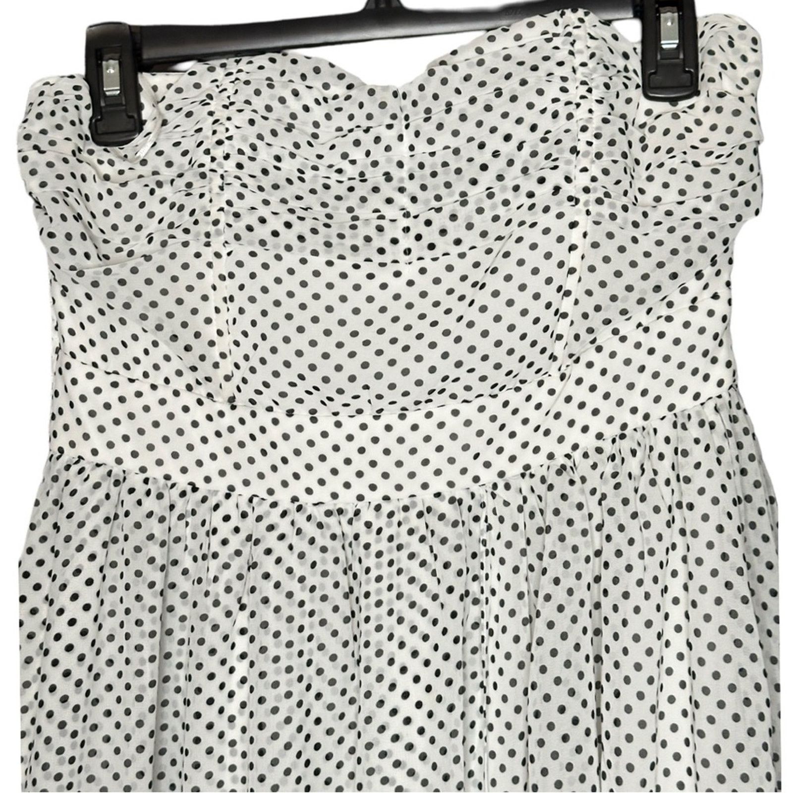 Other NWT Love Point Pin Up Style Polka Dot Dress With Train Size L / US 10 / IT 46 - 3 Thumbnail