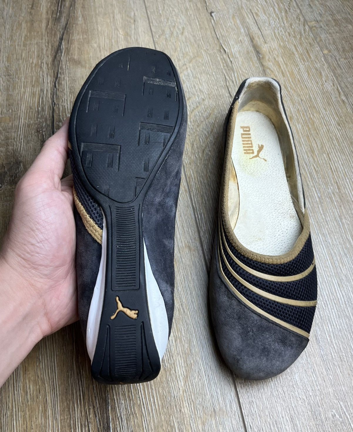 Japanese Brand JAPANESE PUMA SUEDE FLATS Y2K Size US 7 / IT 37 - 5 Thumbnail