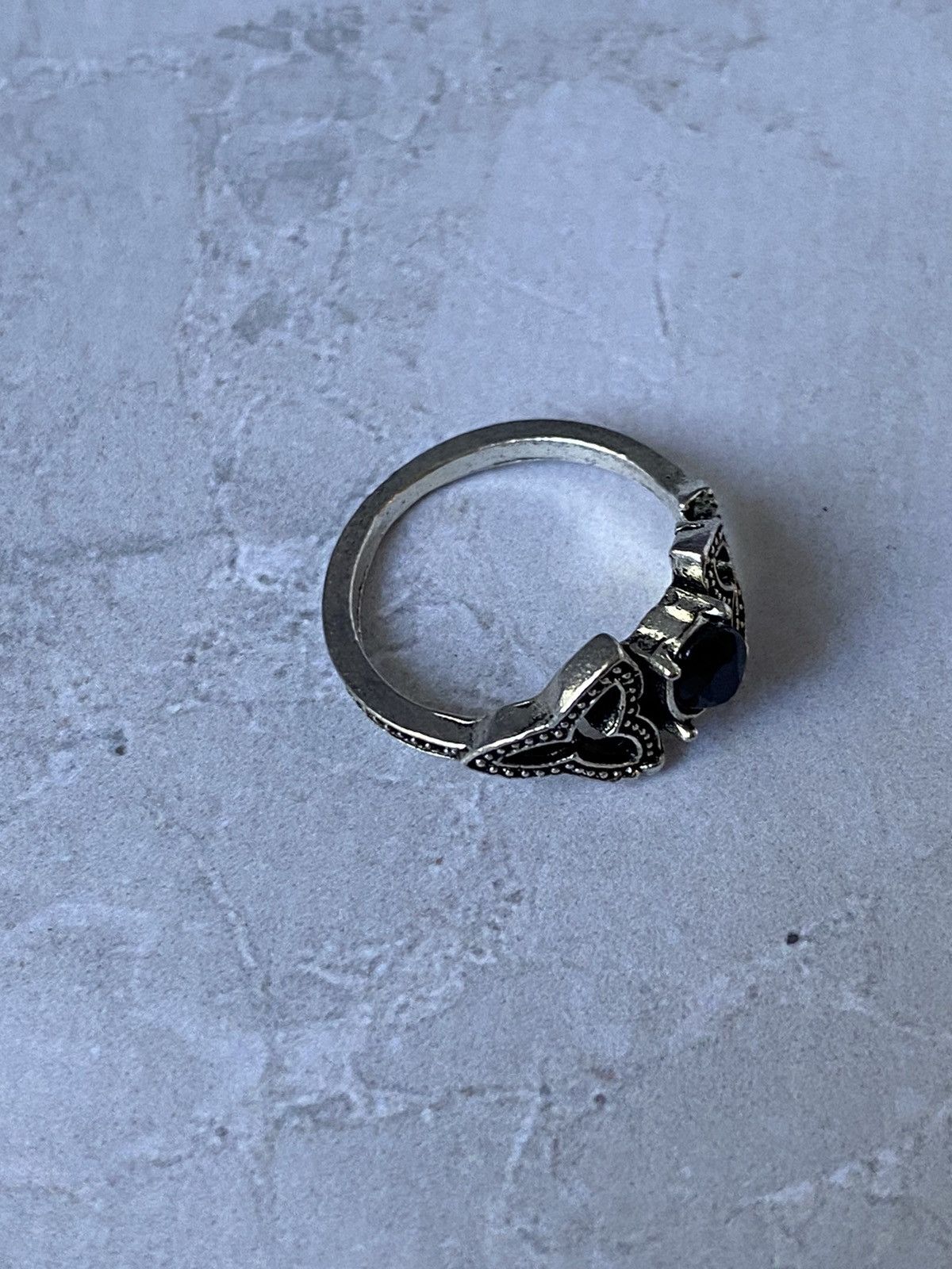 Japanese Brand × Jewelry × Vintage Vintage Ornate Drop Motif Ring - Retro Style Size ONE SIZE - 8 Thumbnail