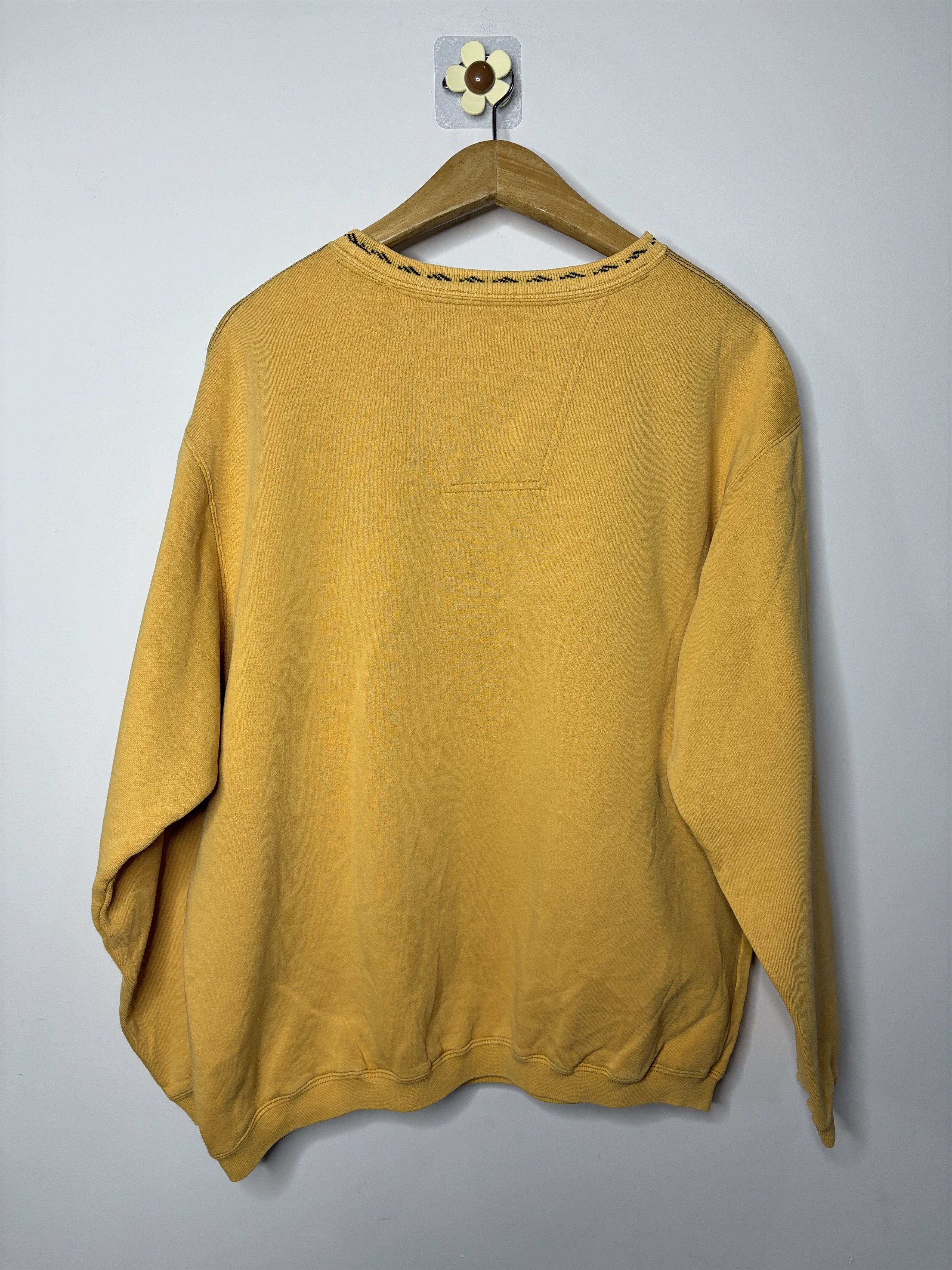 Adidas Vintage Adidas Equipment Sweatshirt Crewneck Yellow Mens L Size US L / EU 52-54 / 3 - 8 Thumbnail