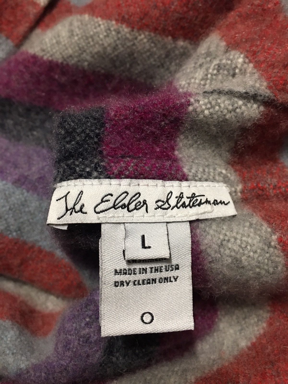 The Elder Statesman THE ELDER STATESMAN Mens Cashmere Stripped Jacket Cardigan L Size US L / EU 52-54 / 3 - 12 Thumbnail