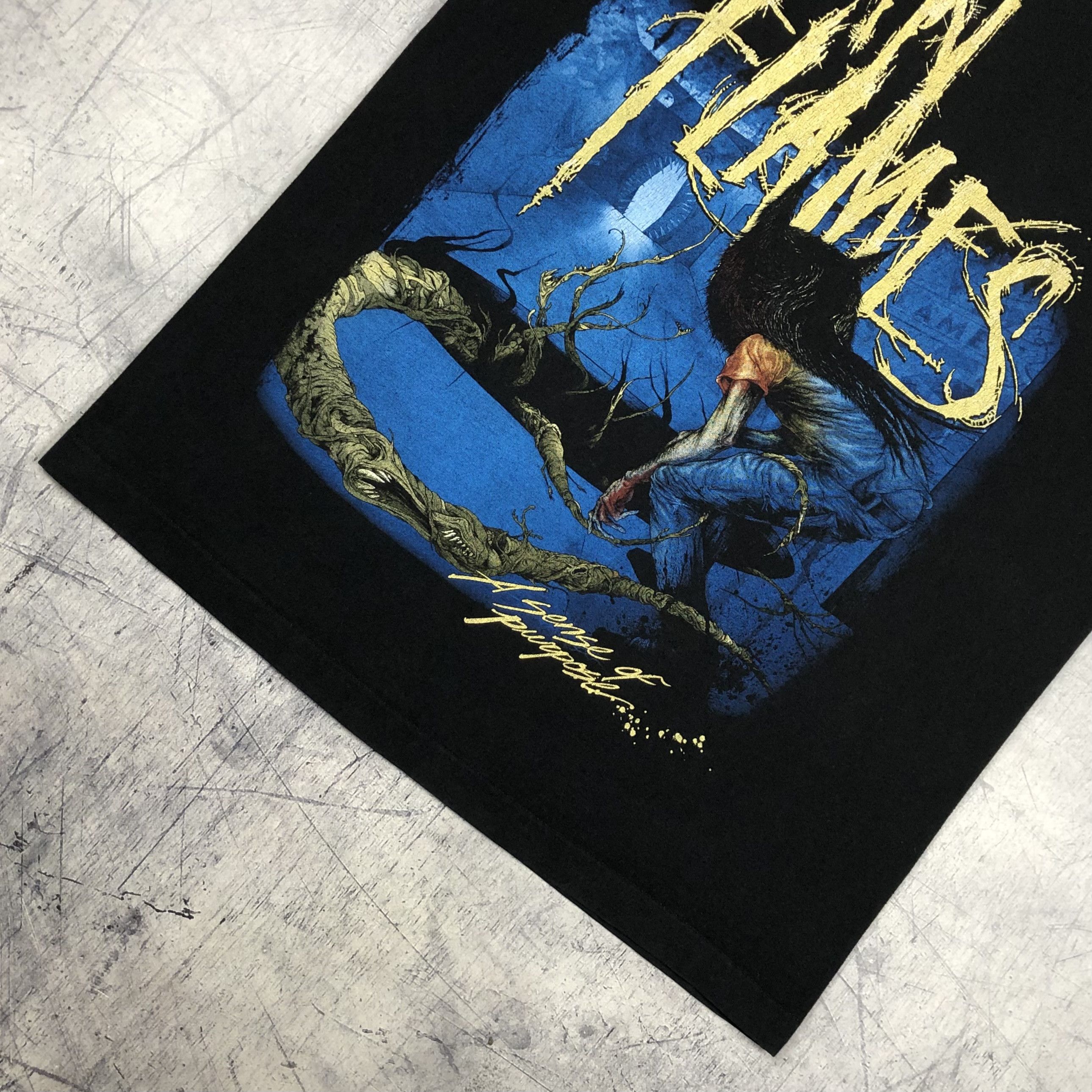 Band Tees In Flames A Sense Of Purpose Single Stitch Tee Size US S / EU 44-46 / 1 - 9 Thumbnail