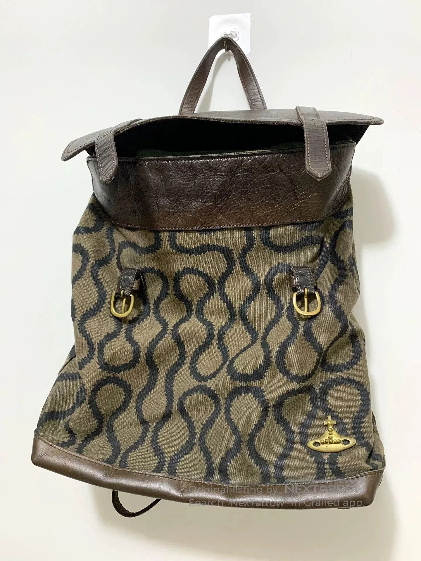 Vivienne Westwood Vivienne Westwood Brown Pirate Pattern Backpack. Size ONE SIZE - 1 Thumbnail