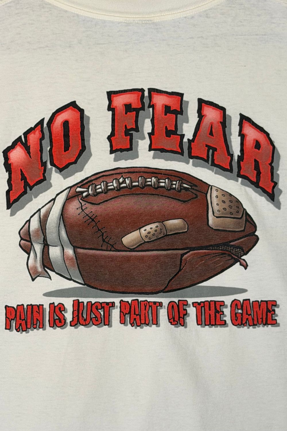 No Fear Vintage 90s No Fear Pain Is Just Part Of The Game Tee XL Size US XL / EU 56 / 4 - 12 Thumbnail