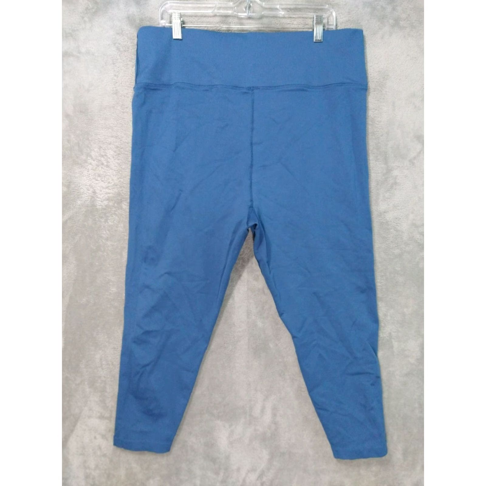 Athleta Athleta Leggings Womens 2X Blue Aurora Seamless Pull On Stretch High Rise Size 40" / US 18 - 2 Thumbnail