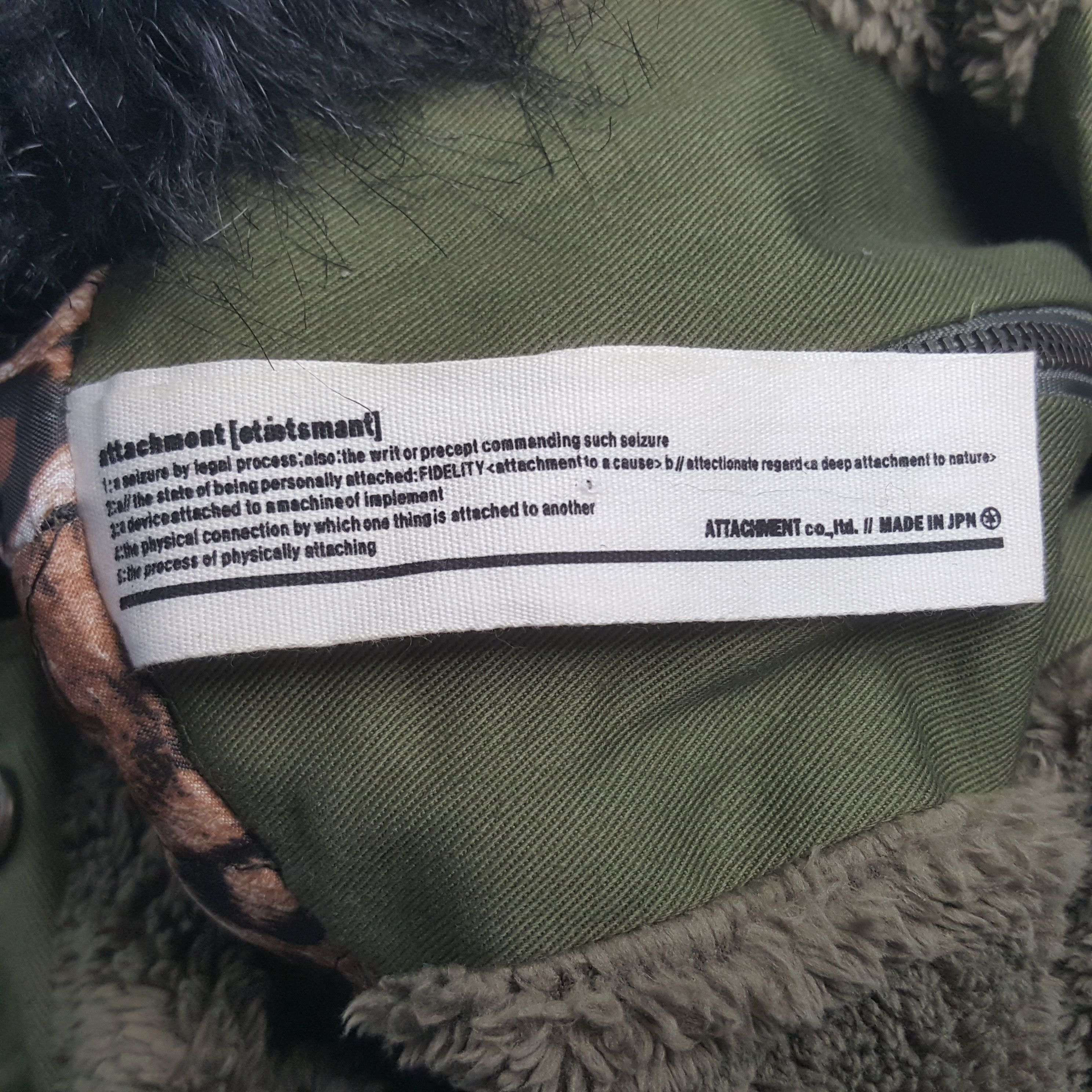 Attachment Vintage Attachment Army Military Parka Jacket Fur Hoodie Size US S / EU 44-46 / 1 - 8 Thumbnail