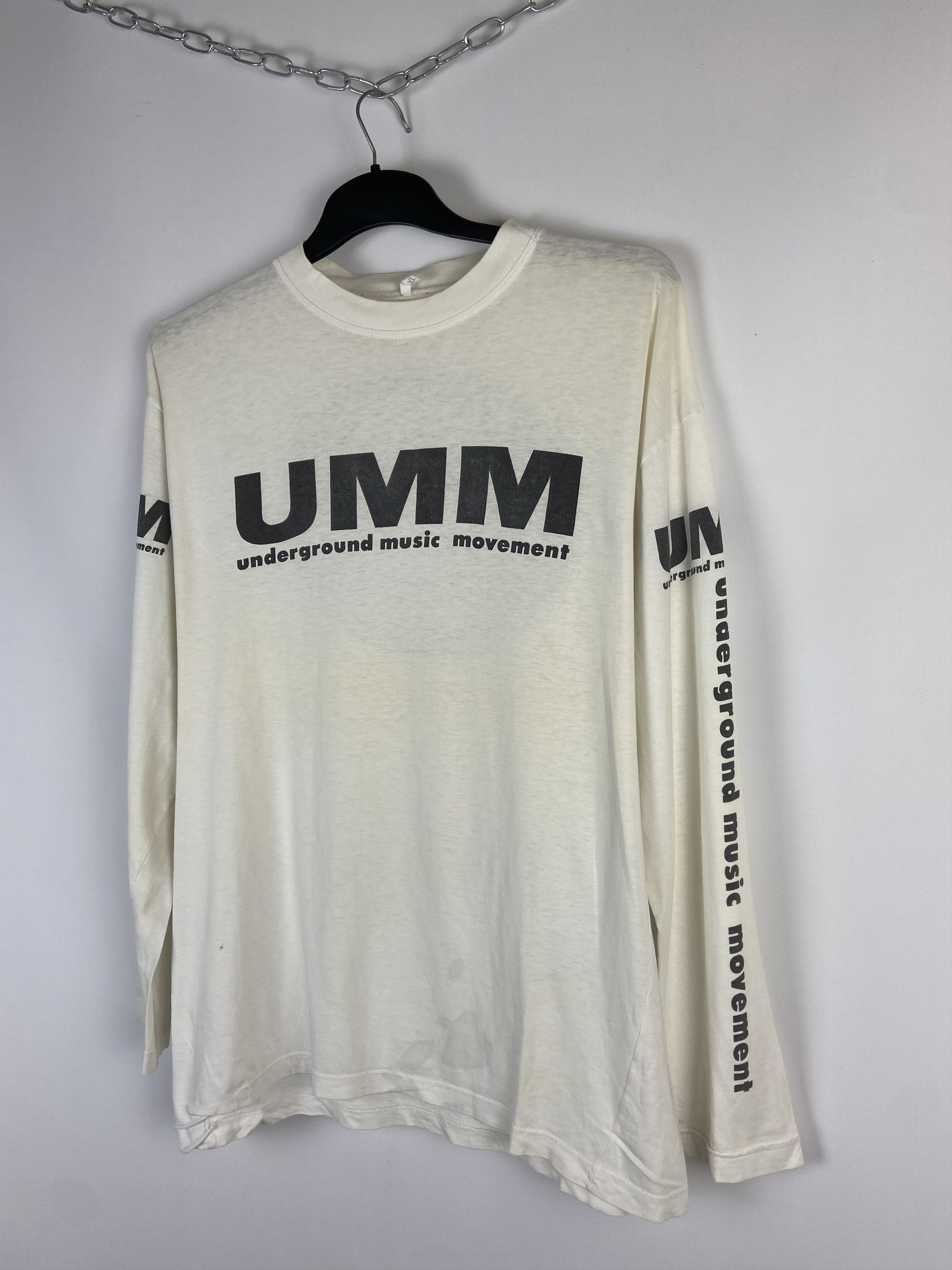 Rap Tees Vintage UMM Underground Music Movement Promo Tee Shirt DJ Size US XL / EU 56 / 4 - 4 Thumbnail