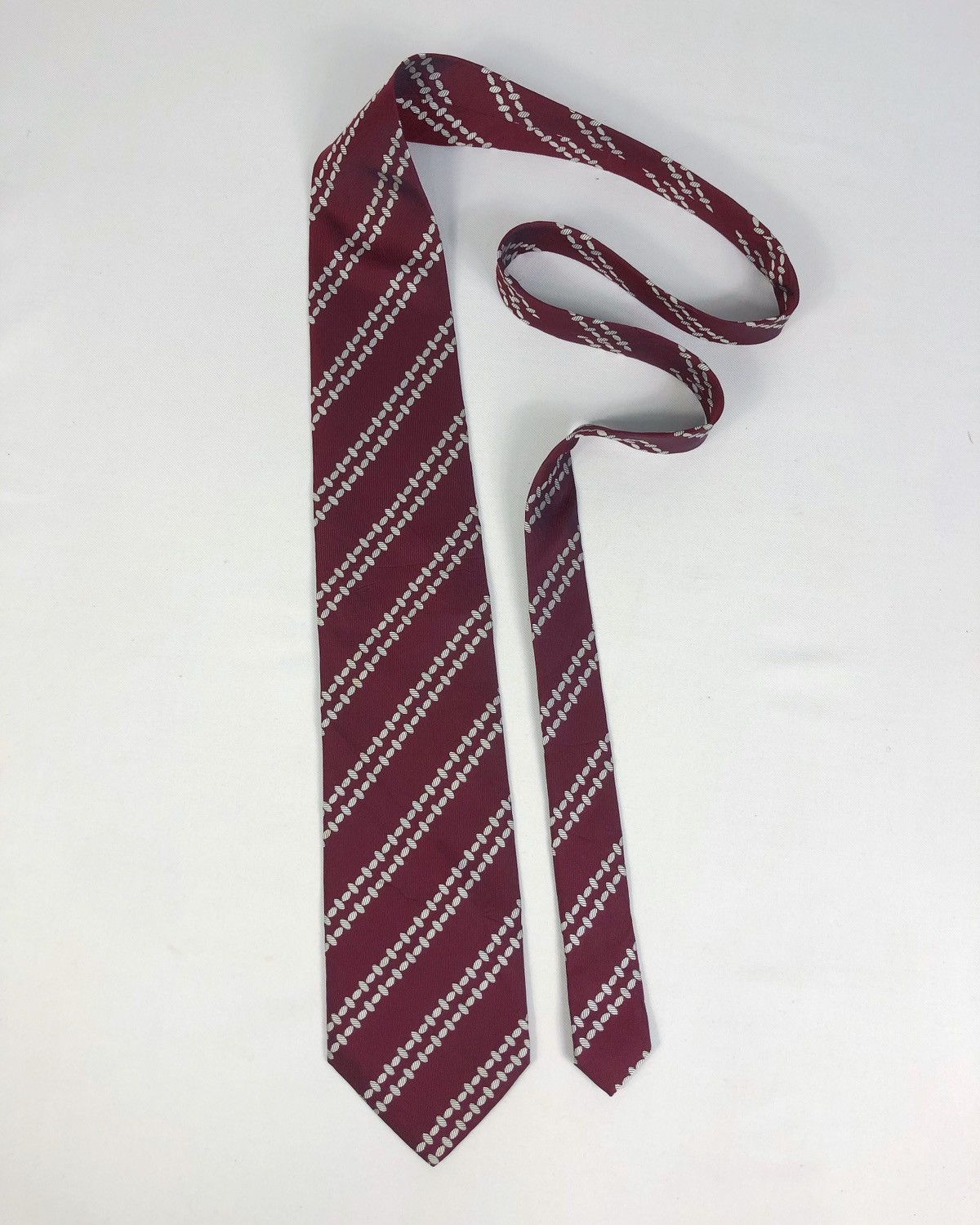 Balenciaga Rare Vintage Balenciaga Stripes Silk Tie Size ONE SIZE - 2 Thumbnail