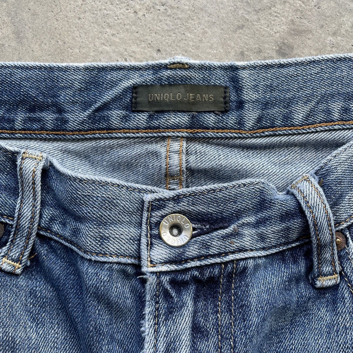 Japanese Brand Vintage Japanese Distressed Faded Jeans Denim Pants W34 Size US 34 / EU 50 - 6 Thumbnail