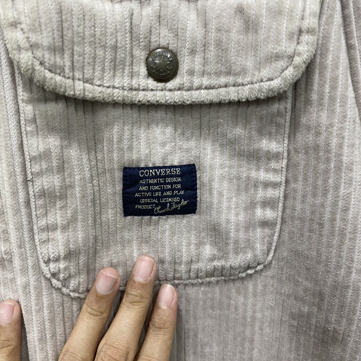 Converse Vintage 90s Converse All Star Corduroy Zip-Up Work Jacket Size US M / EU 48-50 / 2 - 8 Thumbnail