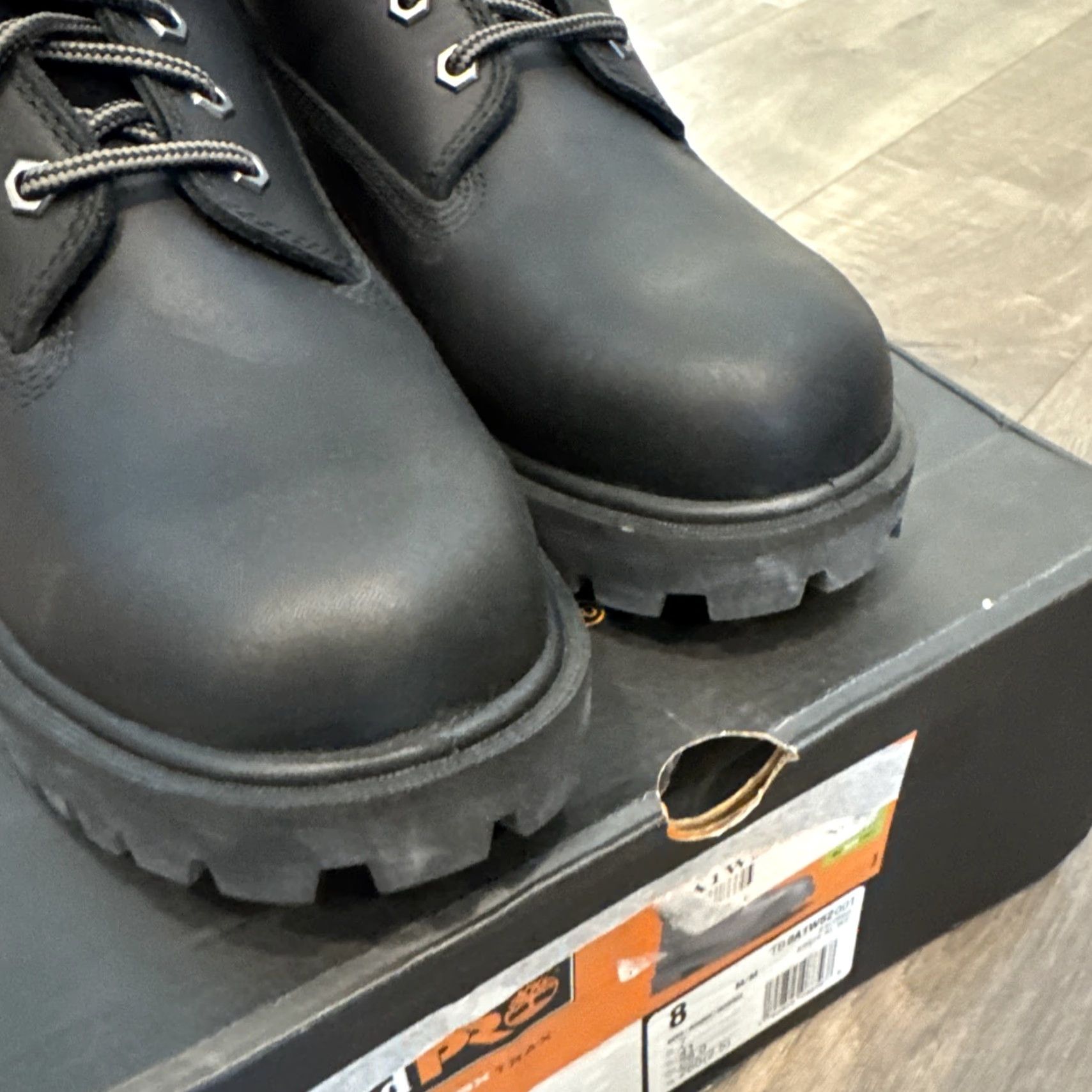 Timberland Timberland Pro Boot Mens US 10 Black Steel Toe Waterproof Insulated Direct Attach 6-Inch Size US 8 / EU 41 - 4 Thumbnail