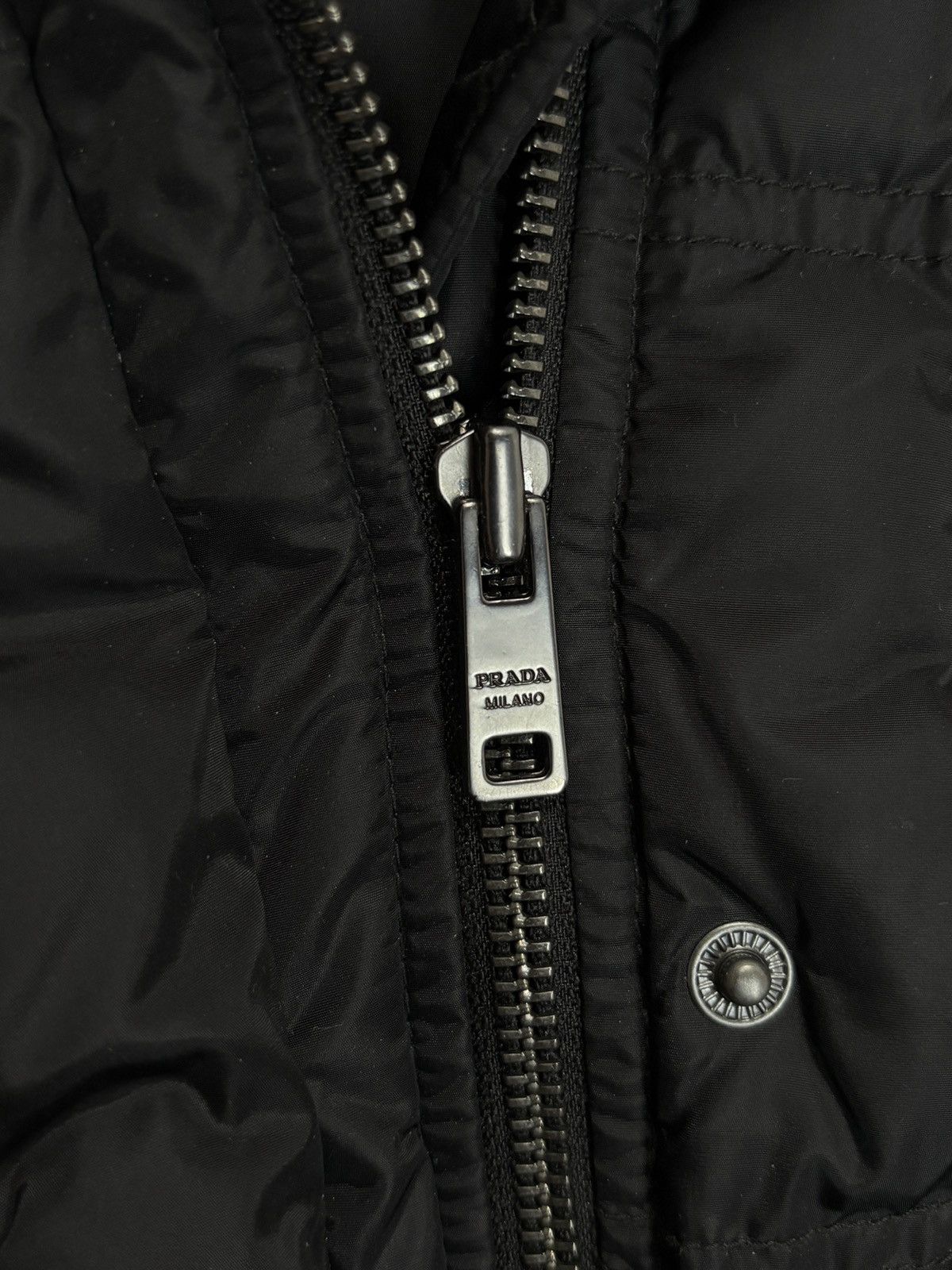 Prada Prada Black Down Puffer Jacket Size XS / US 0-2 / IT 36-38 - 8 Thumbnail
