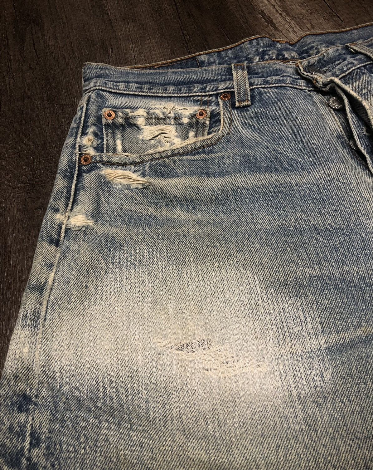 Levi's Vintage Clothing Levi's 501 Stamp Button 190 Size US 32 / EU 48 - 10 Thumbnail