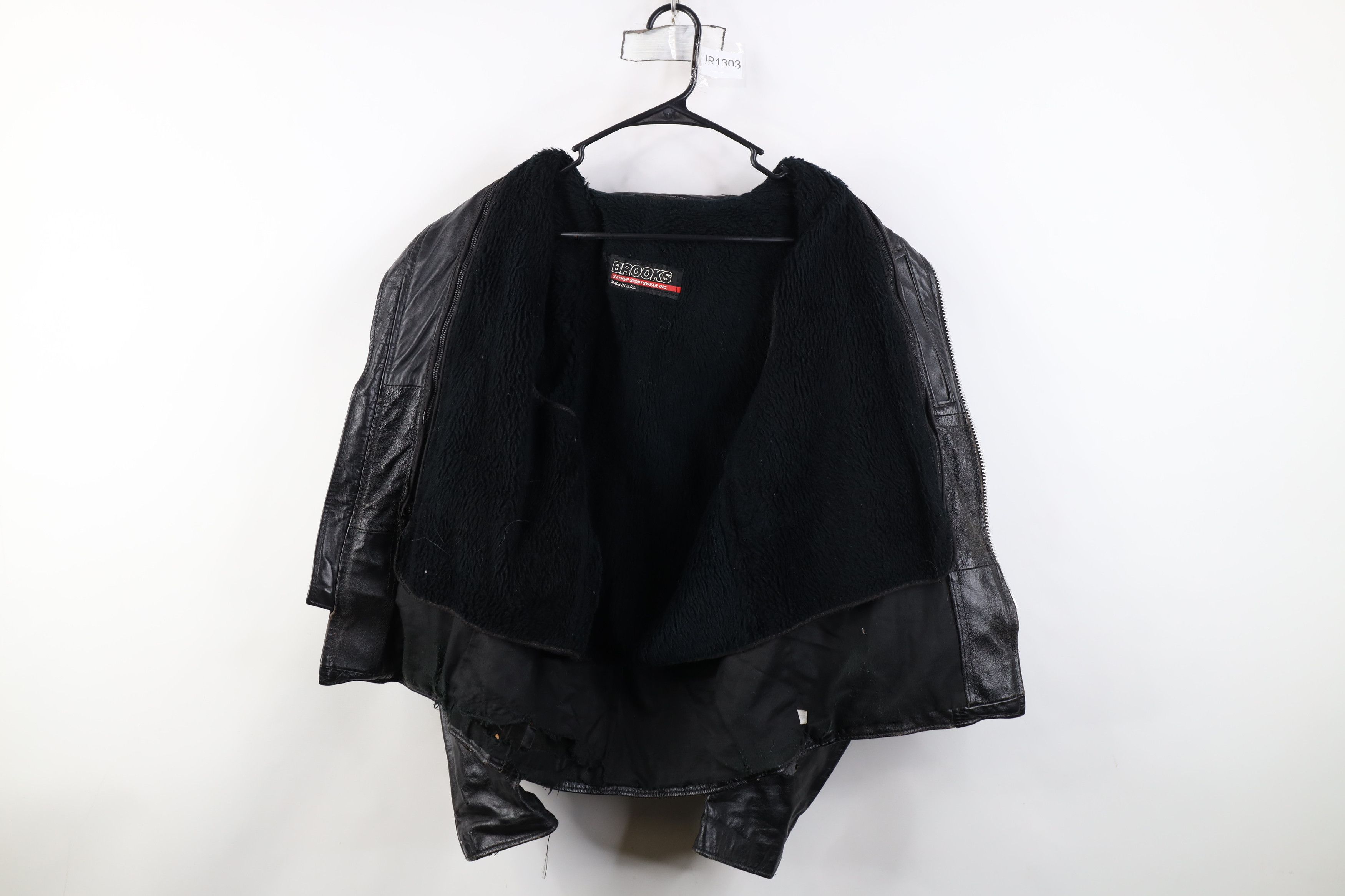 Vintage Vintage 60s 70s Leather Buckle Back Cafe Racer Jacket USA Size US L / EU 52-54 / 3 - 9 Thumbnail