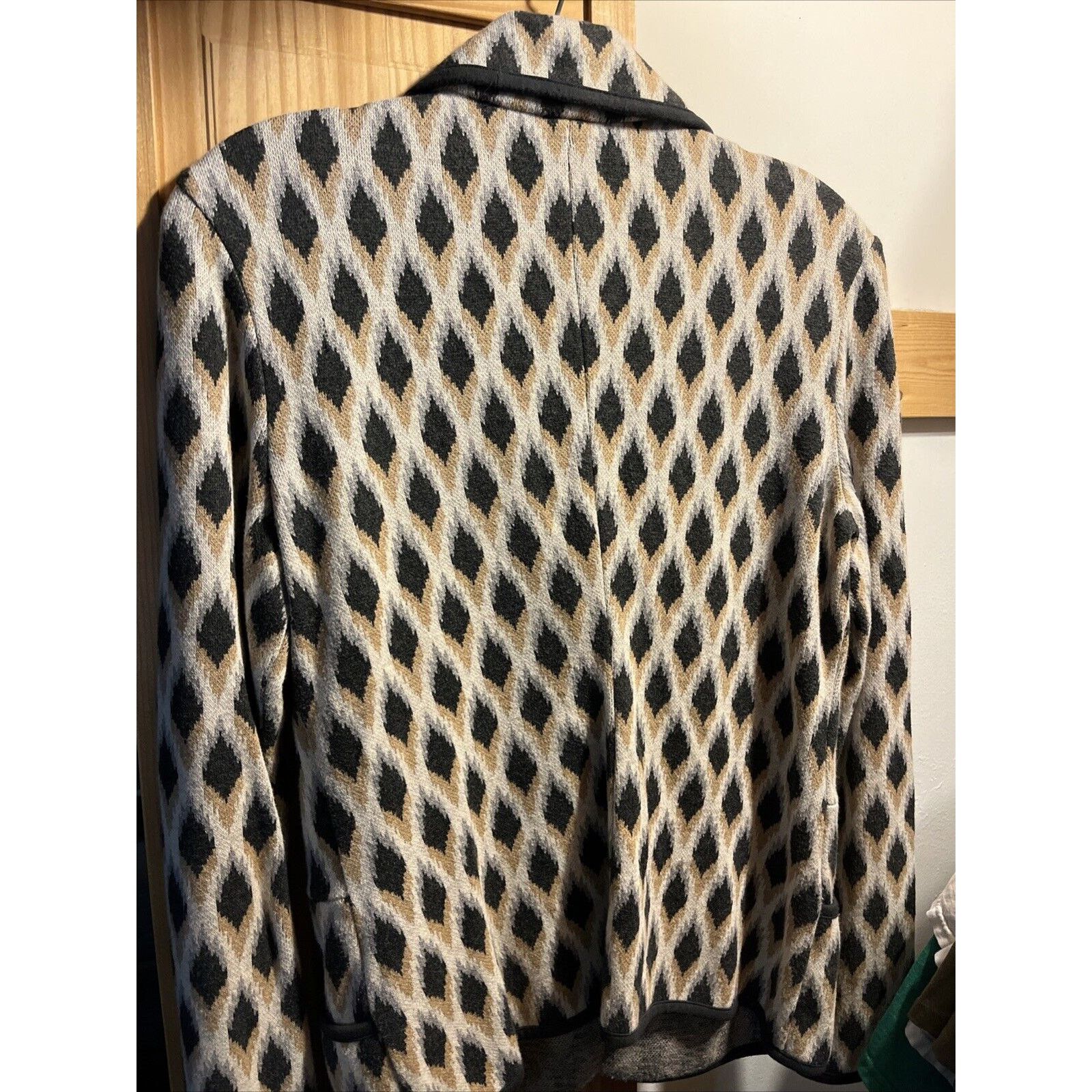 Pendleton Pendleton Brown Cotton Diamond Argyle Blazer Jacket Womens S Size S / US 4 / IT 40 - 9 Thumbnail