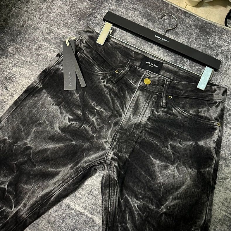 Fear of God Fear of God Co-branded Black Water Ripple Size US 30 / EU 46 - 3 Thumbnail