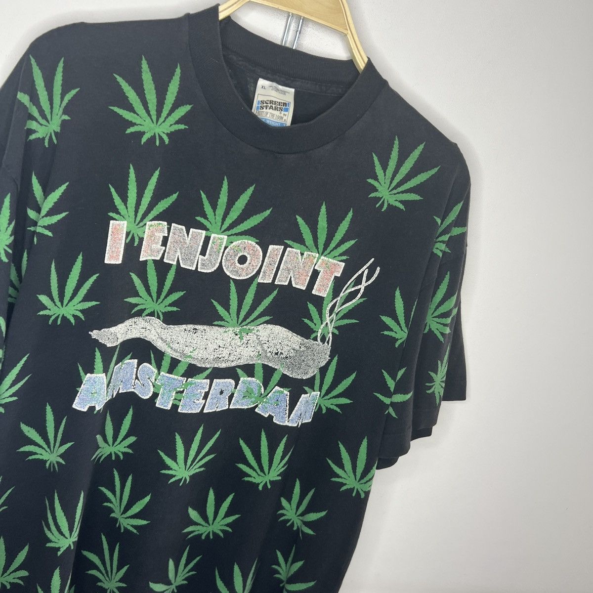 Other Vintage 90’s Amsterdam Marijuana Cannabis T-Shirt Y2K Size US XL / EU 56 / 4 - 3 Thumbnail