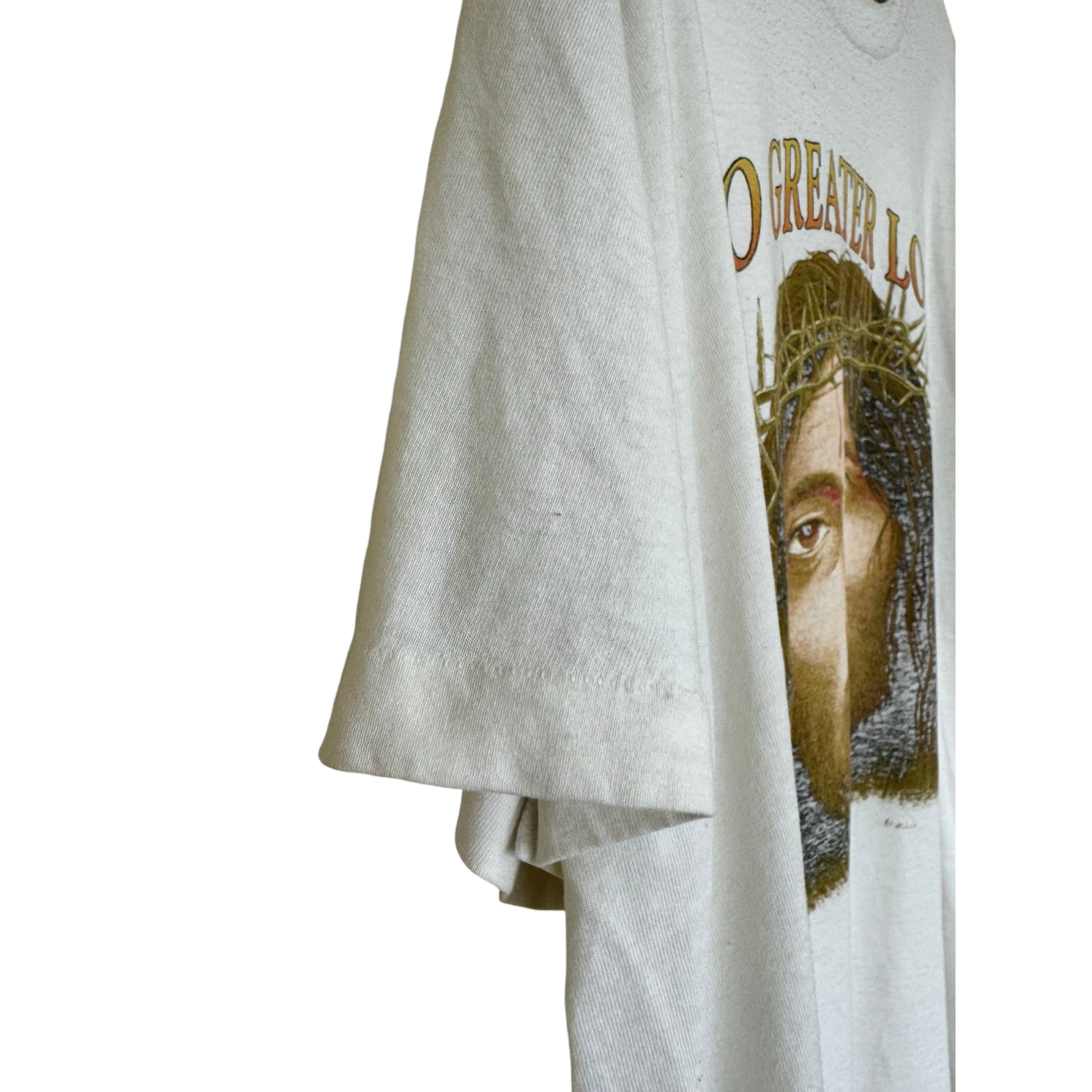 Vintage No Greater Love Jesus Tee Size US XL / EU 56 / 4 - 3 Thumbnail