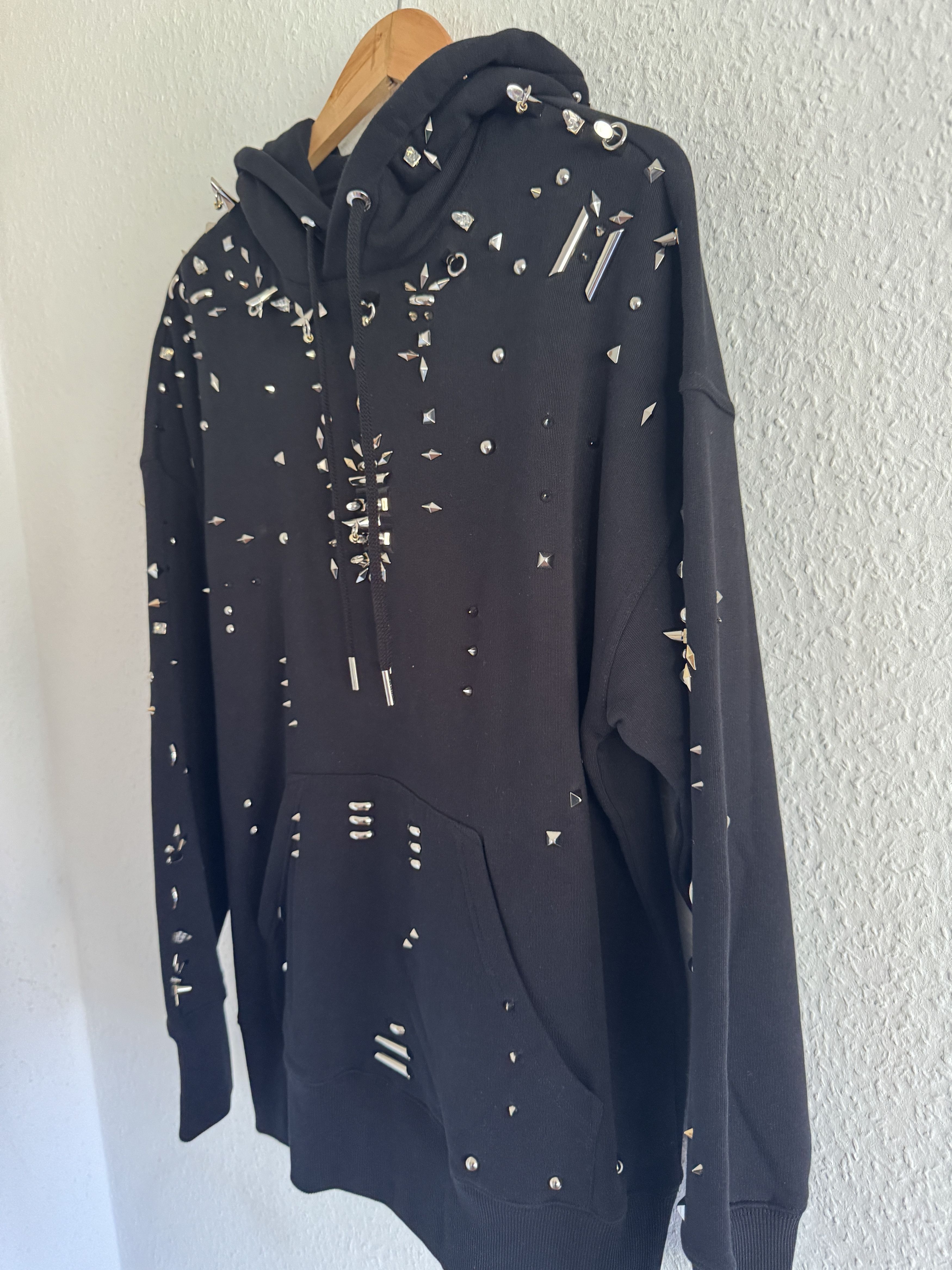 Givenchy Givenchy Studded Black Hoodie Size US S / EU 44-46 / 1 - 2 Thumbnail