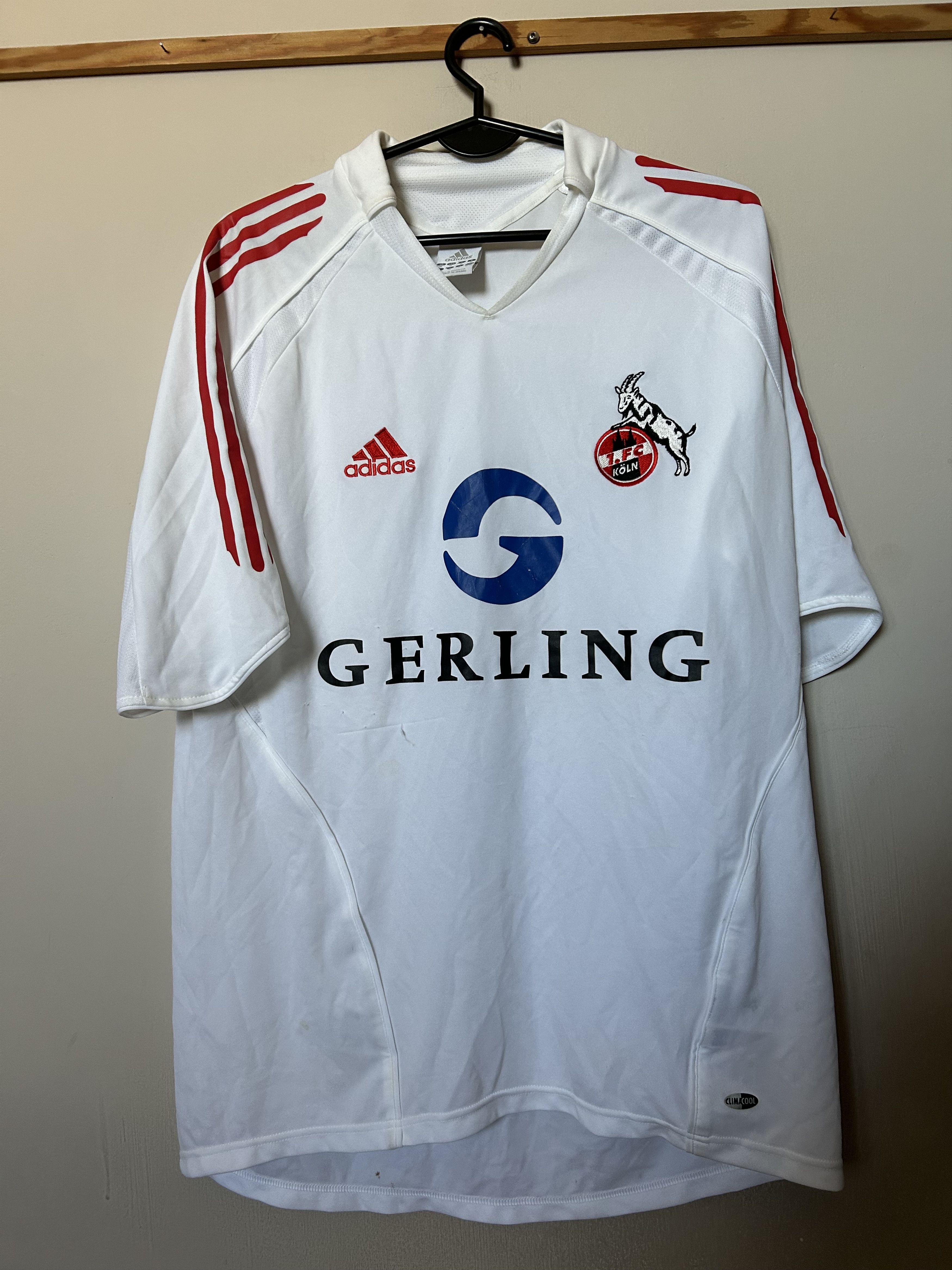 Adidas Vintage 1. FC KOLN nr 7 STREIT 2005 - 2006 adidas - M UNIQUE Size US M / EU 48-50 / 2 - 2 Thumbnail