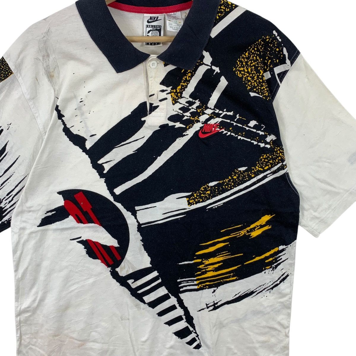 Nike Vintage NIKE CHALLENGE COURT Andre Agassi Tee Shirt Top Size US M / EU 48-50 / 2 - 3 Thumbnail