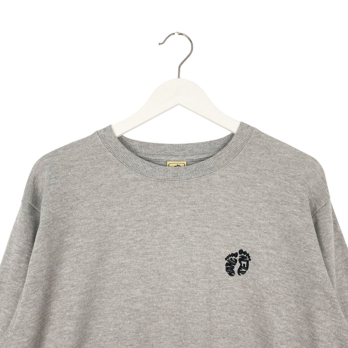 Vintage Vintage Han Teng Sweatshirt Crewneck Logo Embroidery Grey Size US L / EU 52-54 / 3 - 4 Thumbnail