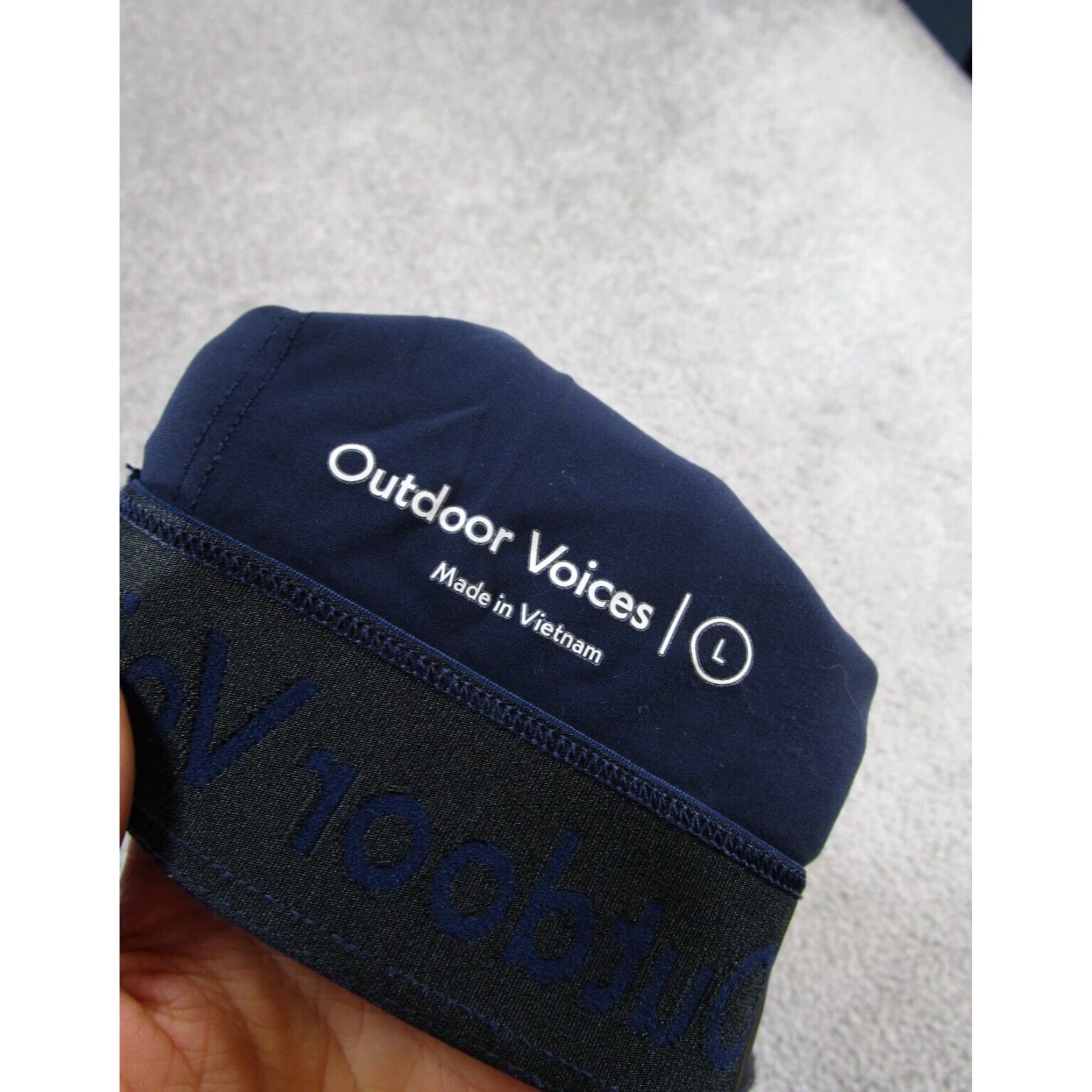 Outdoor Voices Outdoor Voices Navy Blue Large Womens Sports Bra Size ONE SIZE - 2 Thumbnail