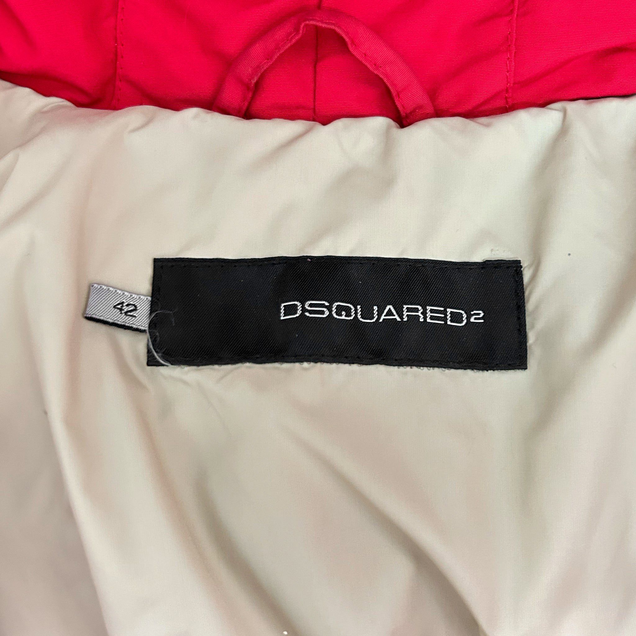 Dsquared2 Dsquared2 2000's Red Fur Bomber Jacket Size US S / EU 44-46 / 1 - 4 Thumbnail