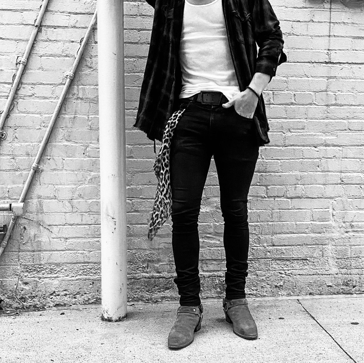 Saint Laurent Paris SAINT LAURENT PARIS FW13 BLACK D02 DENIM Size US 30 / EU 46 - 7 Thumbnail