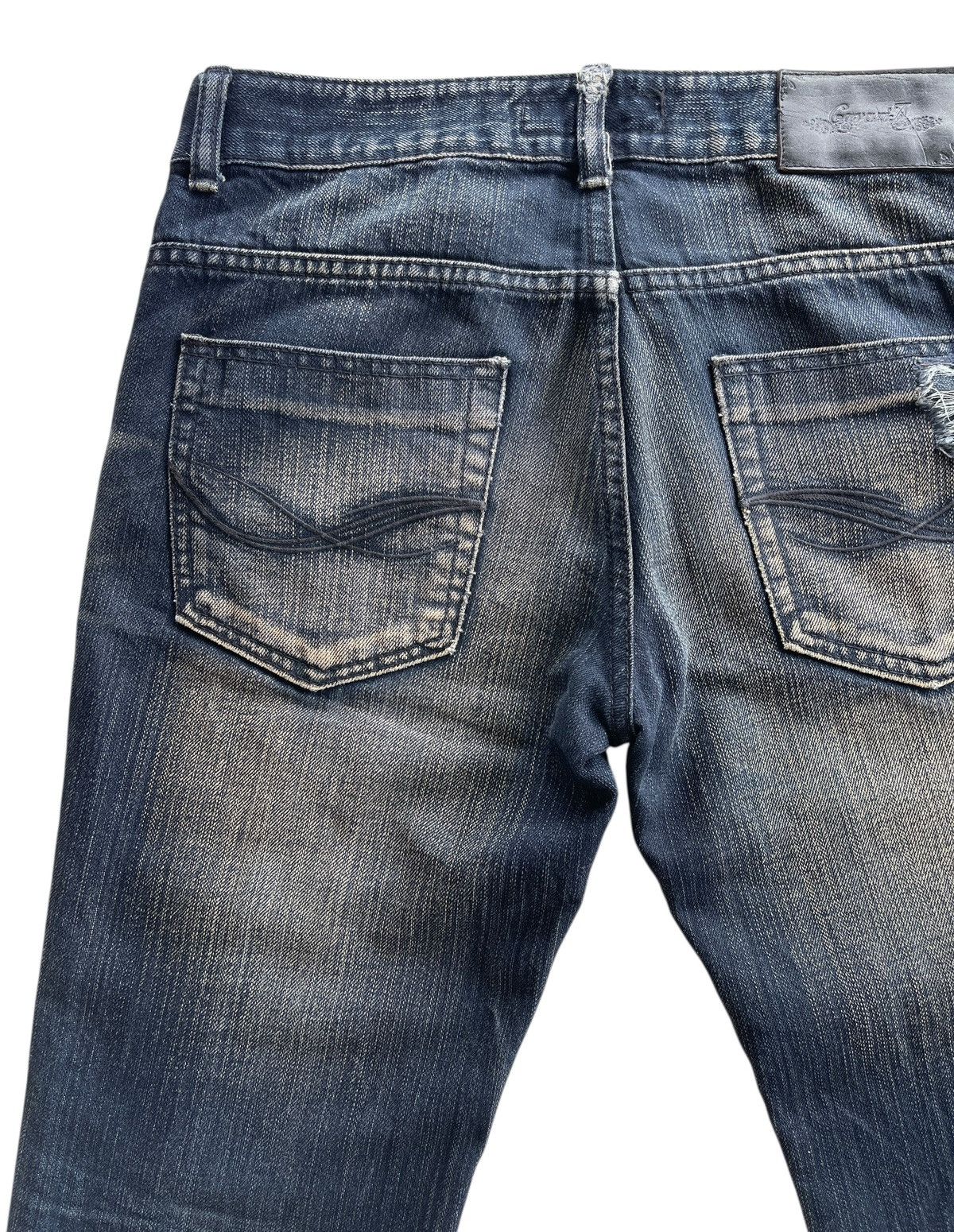Japanese Brand CavariA Distressed Flare Denim Size US 30 / EU 46 - 11 Thumbnail