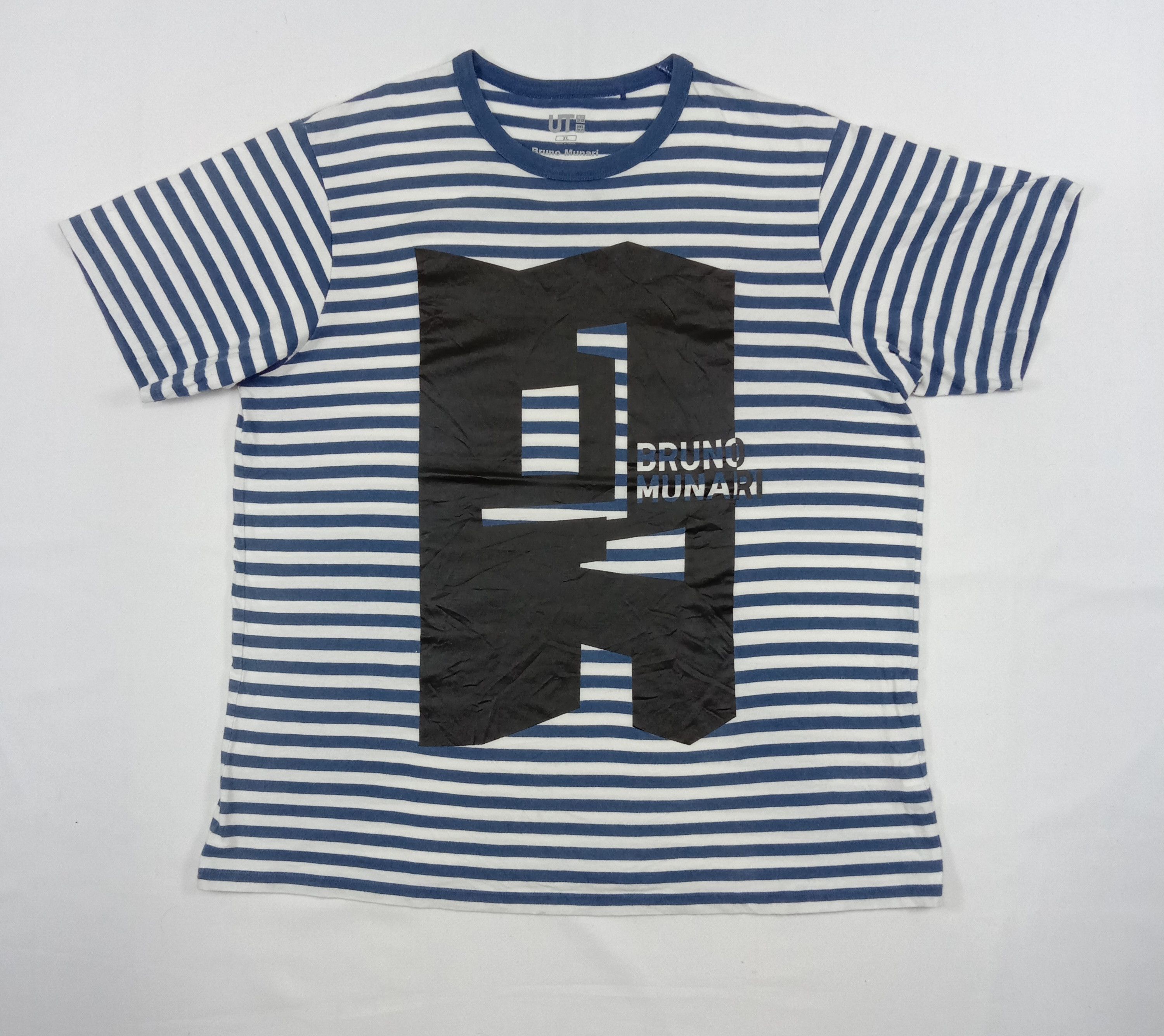 Uniqlo Uniqlo x Bruno Munari Striped T Shirt Size US XL / EU 56 / 4 - 1 Thumbnail