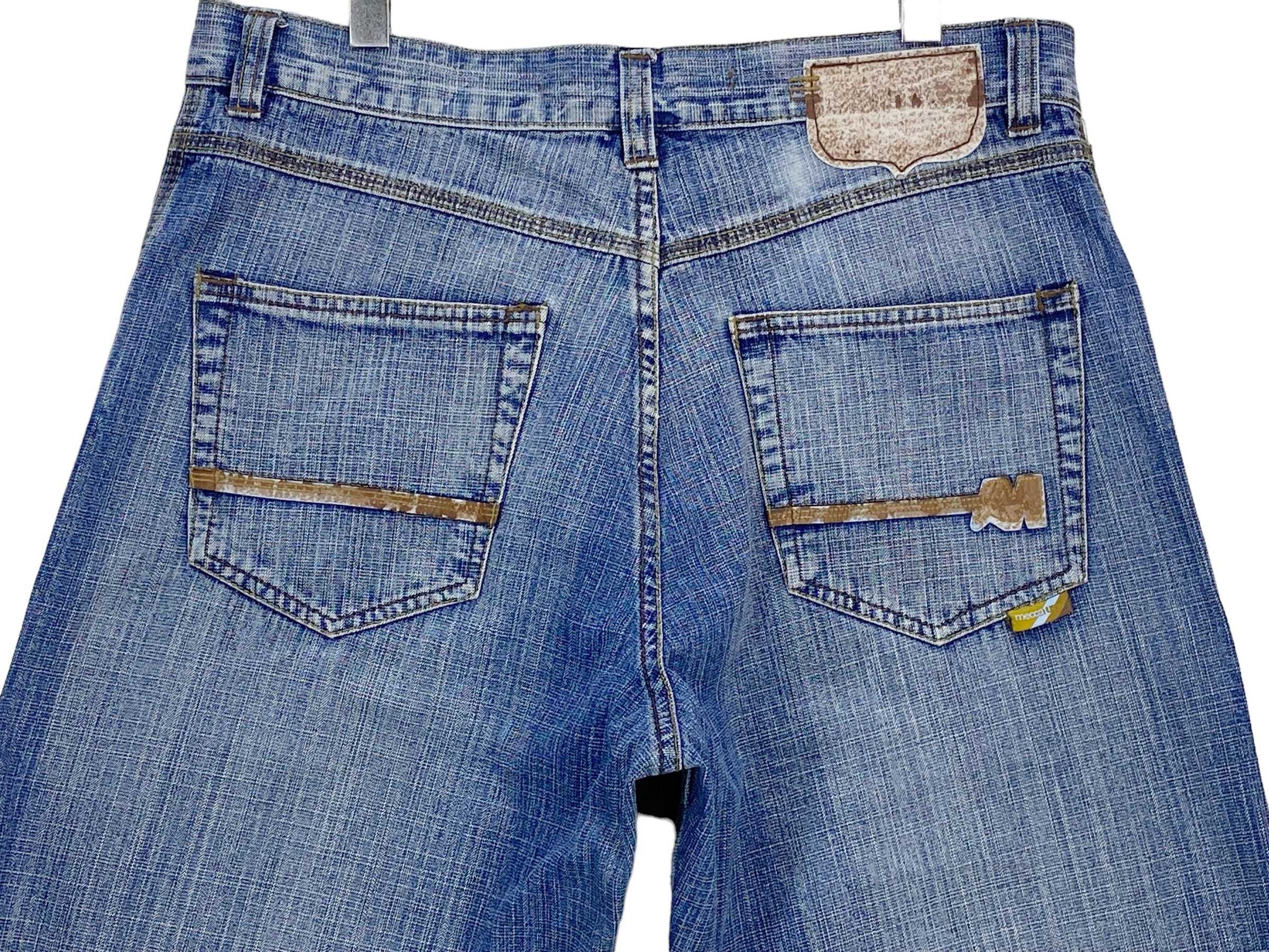 Mecca Mecca Jeans Distressed Jeans Baggy Hiphop Jeans Size US 36 / EU 52 - 5 Thumbnail