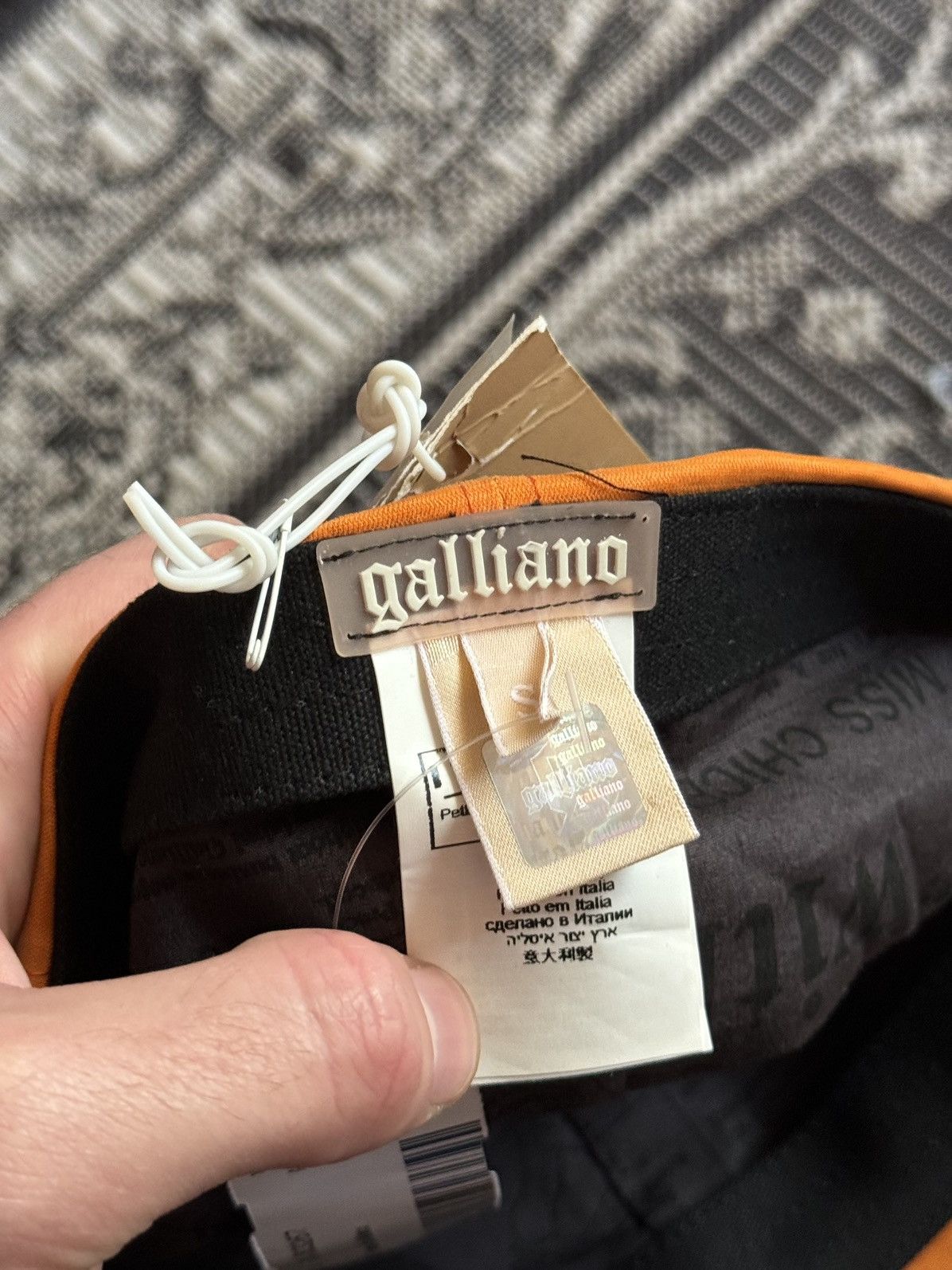 John Galliano Vintage Galliano 11/5 y2k Rhinestones Hat Size ONE SIZE - 8 Thumbnail