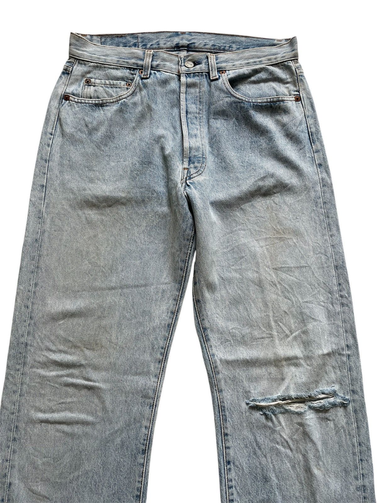 Levi's × Vintage Vintage 80s Levis 501 Light Blue Washed Jeans 32x33 Size US 32 / EU 48 - 4 Thumbnail